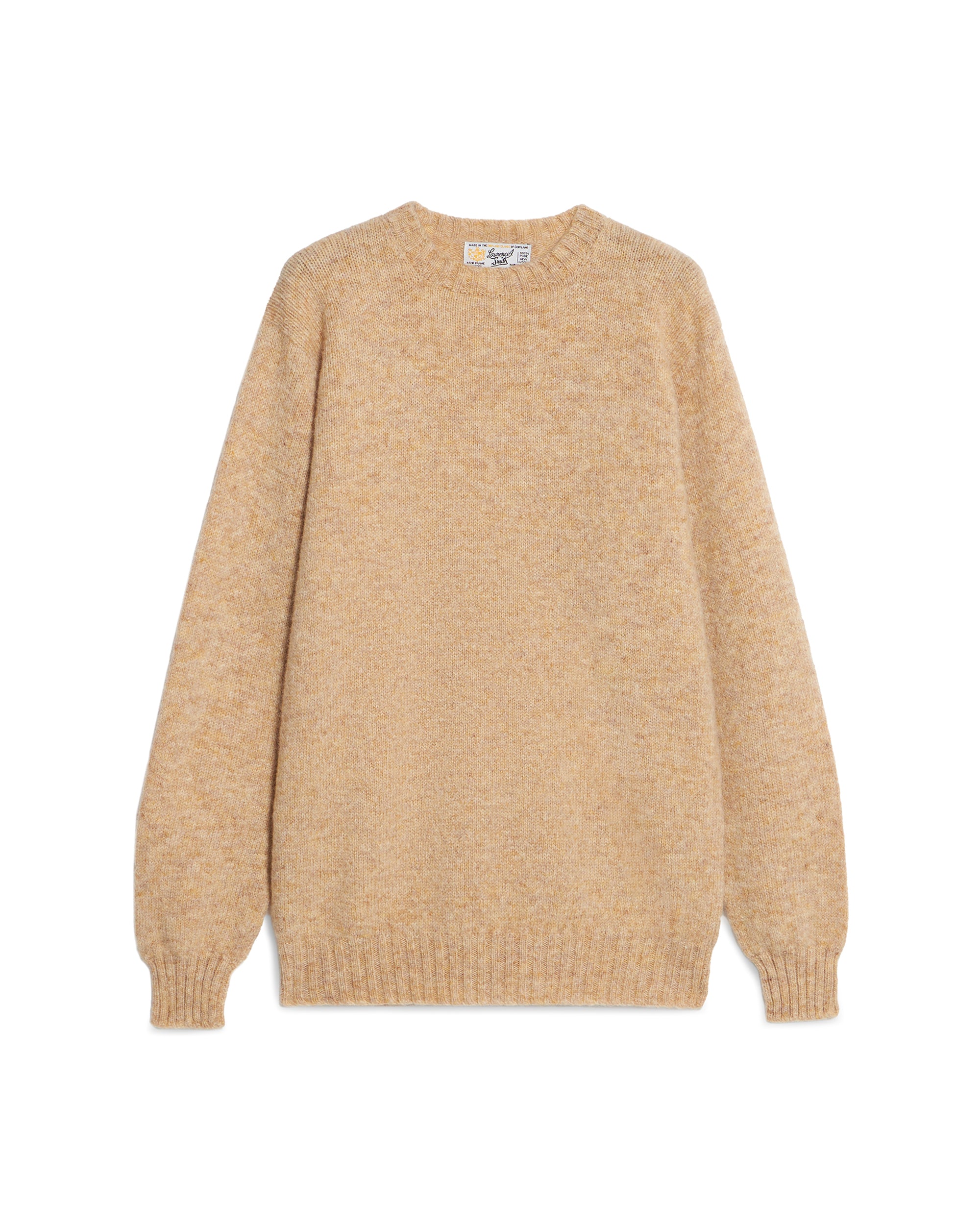 Shetlandcrewneck Sweater Crewneck Wool