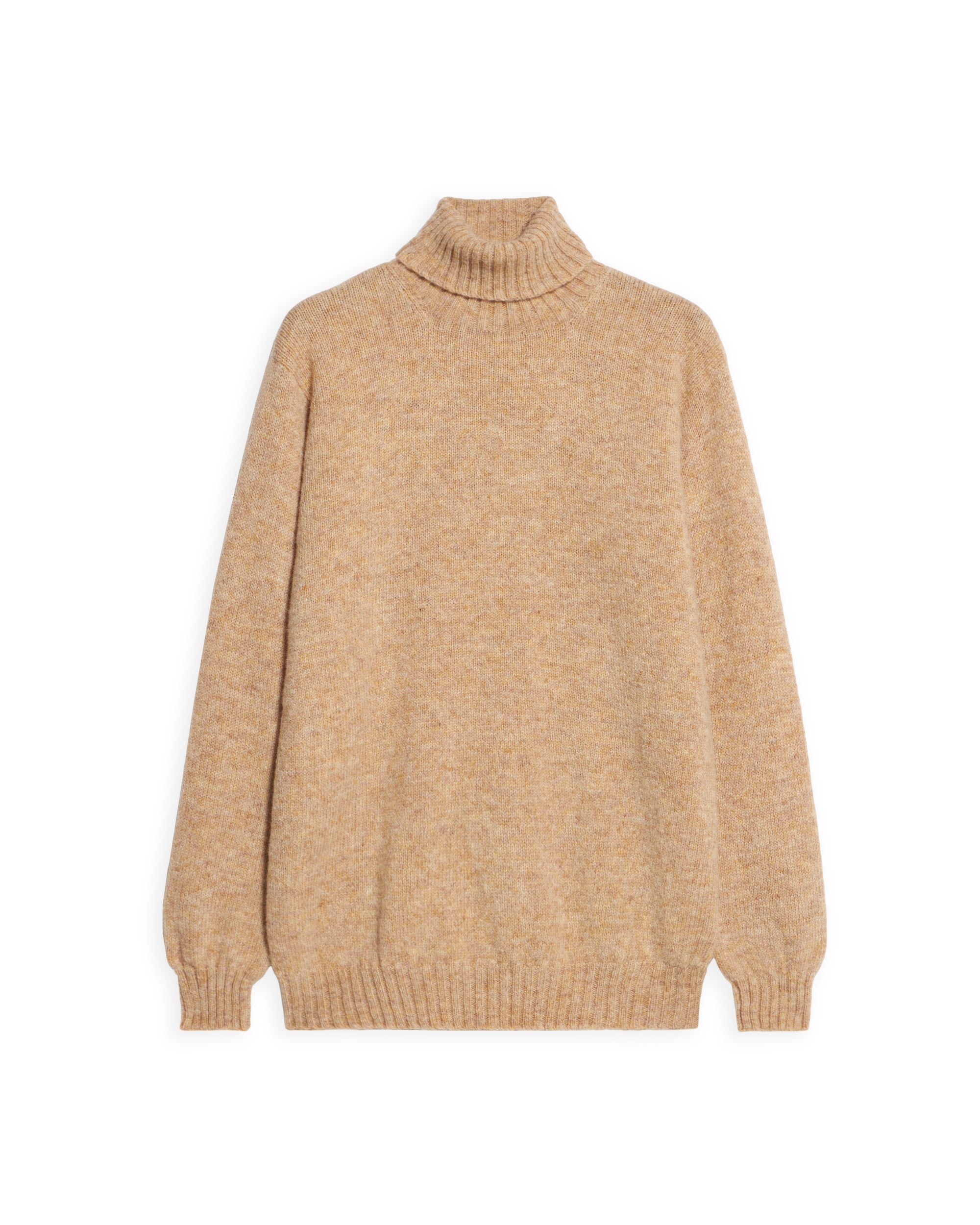 Shetlandturtleneck Sweater High Neck Wool