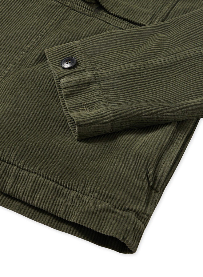 Solomon Overshirt In Velluto A Coste