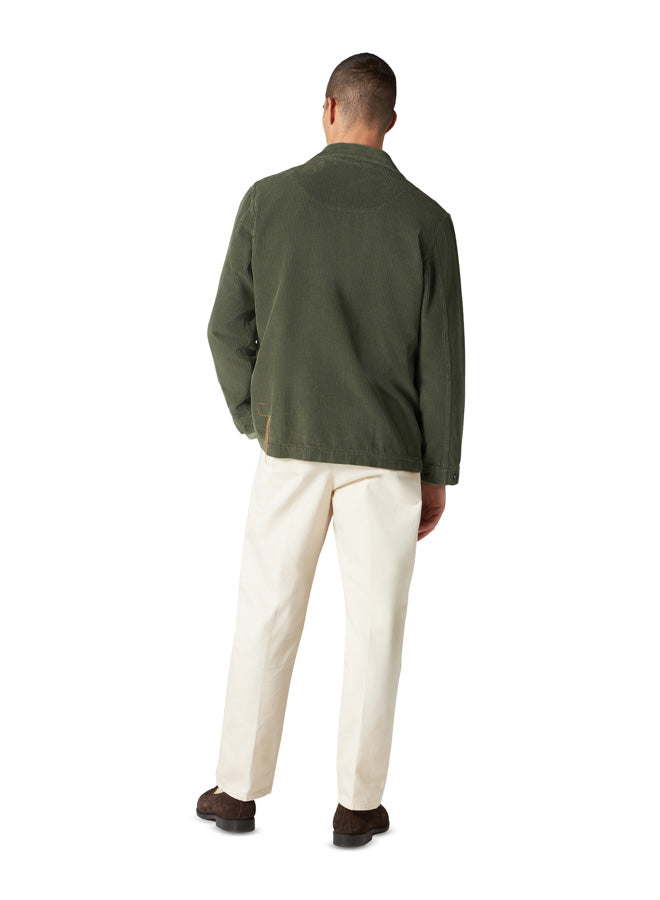 Solomon Overshirt In Velluto A Coste
