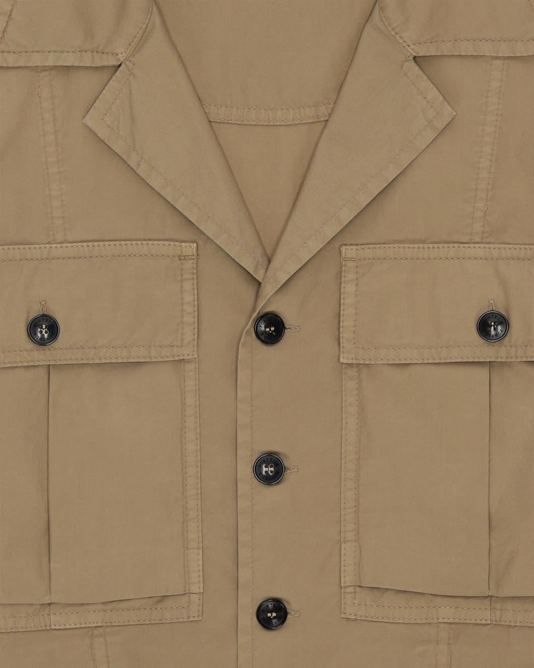 Solomon Overshirt In Twill Di Cotone