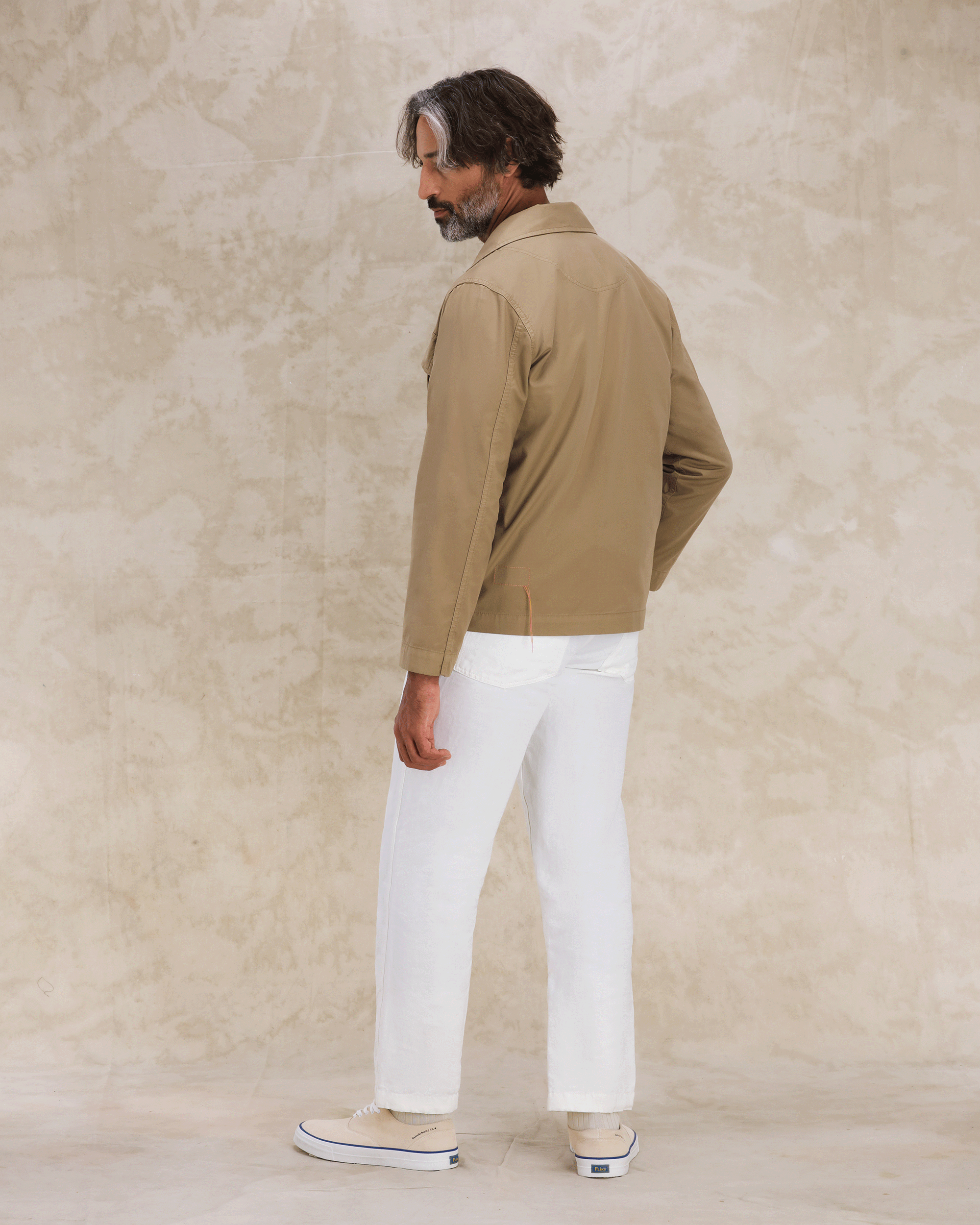 Solomon Overshirt In Twill Di Cotone