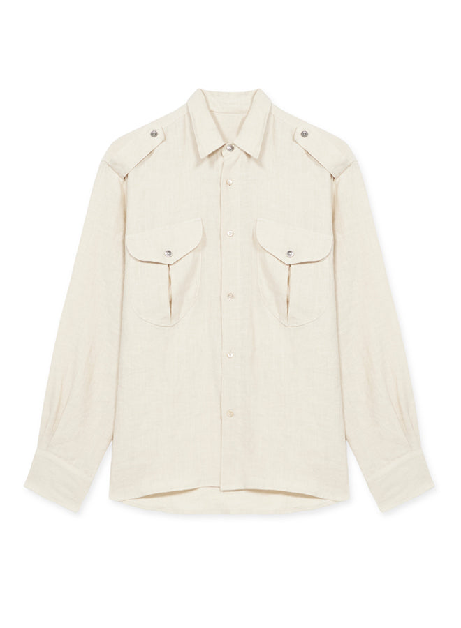 Luke Saharian Linen Shirt