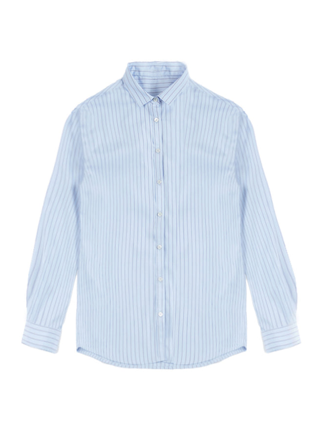 Catherine Oxford Cotton Striped Shirt