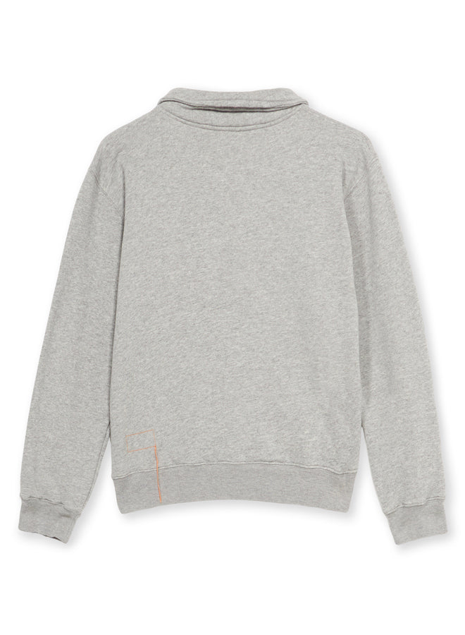 Yale Fleece Jersey Quarter Zip Collared Sweatshirt