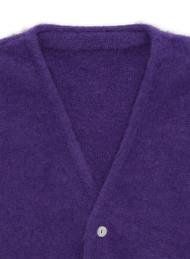 Teddy Cardigan With Pockets Patch