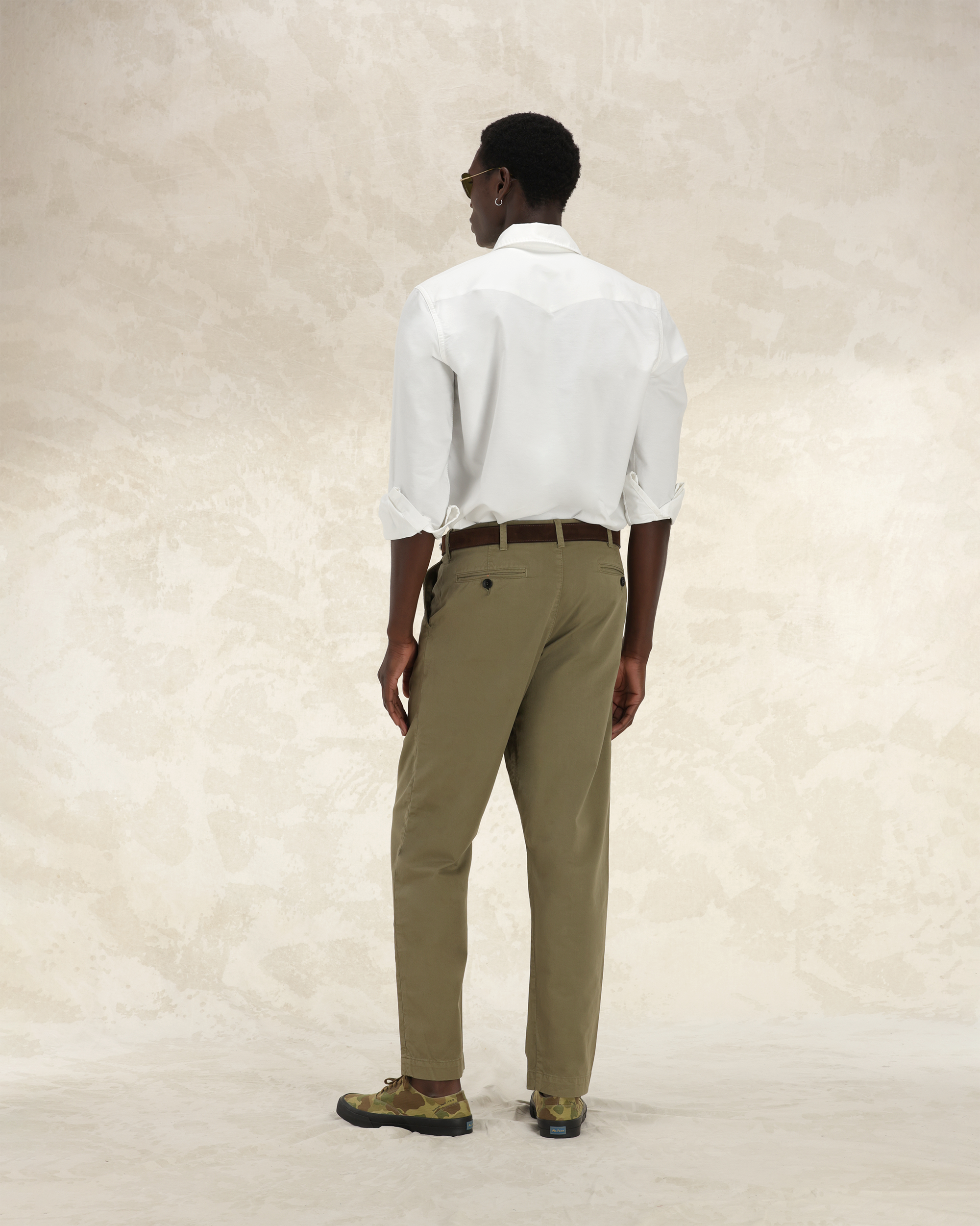 Tex Camicia Texana in Cotone Oxford
