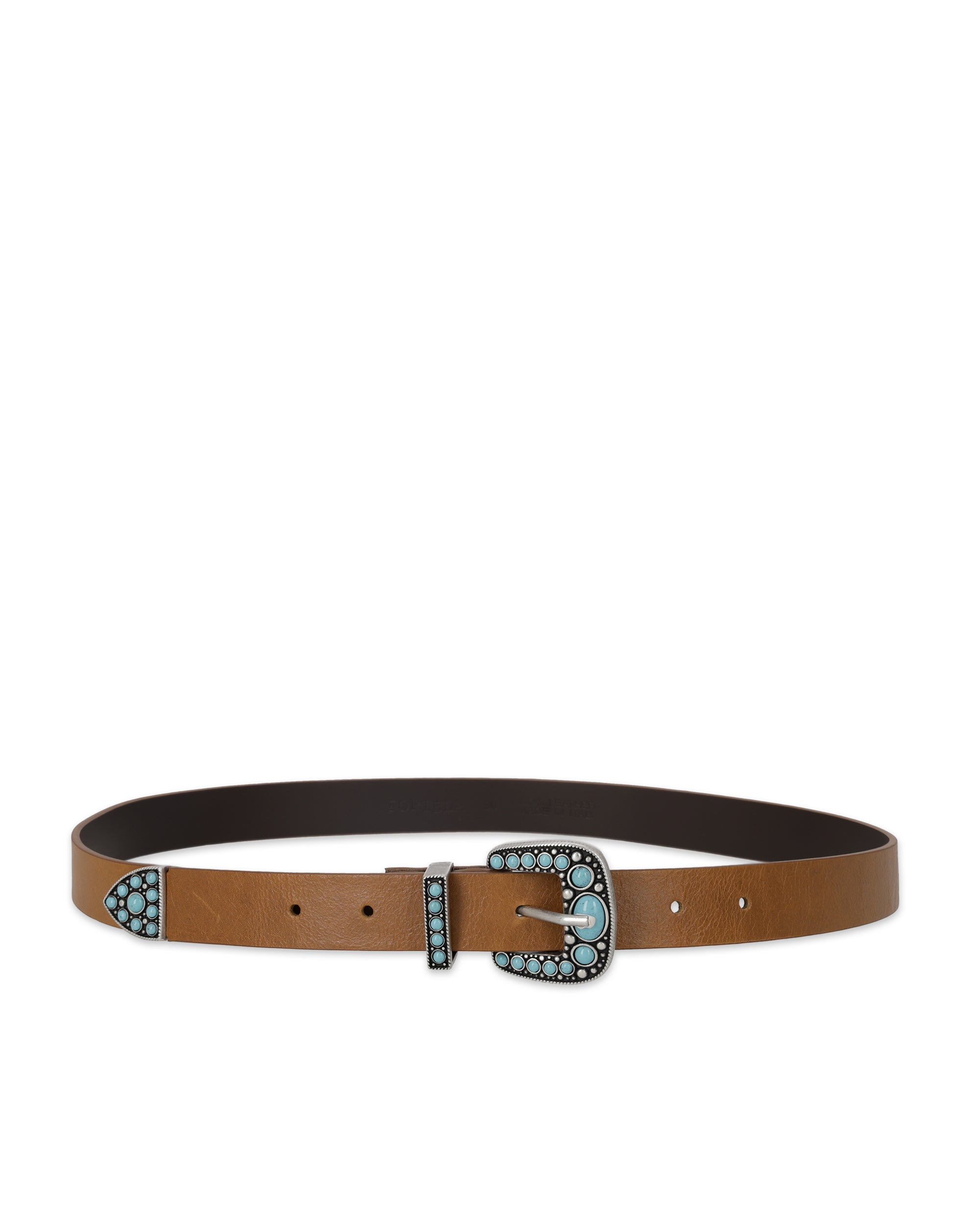 Thelma Belt Calf Leather Turquoise