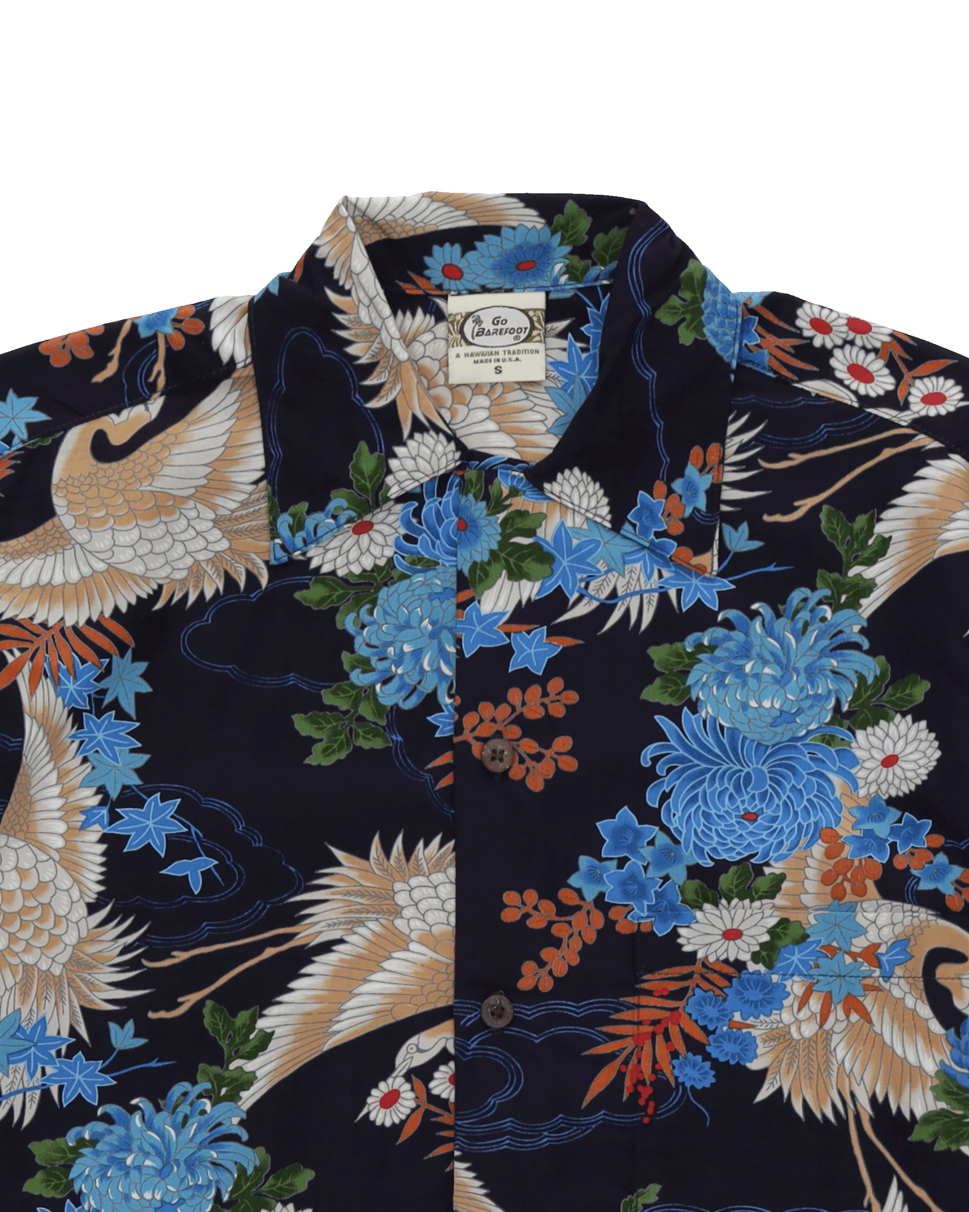 Tsuru Cotton Printed Short Sleeve Shirt