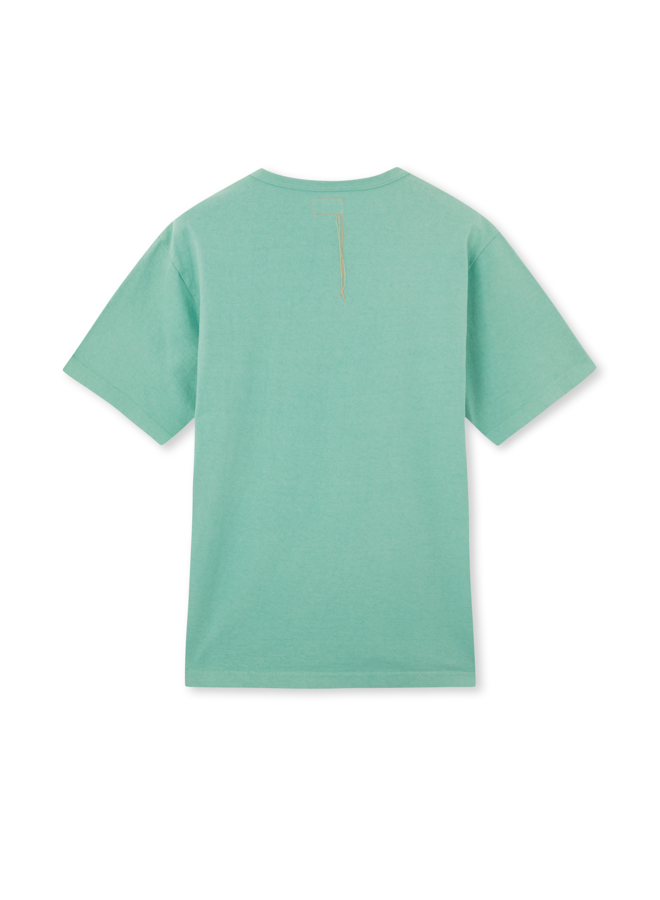 Tubejp T-shirt With Chest Pocket Cotton