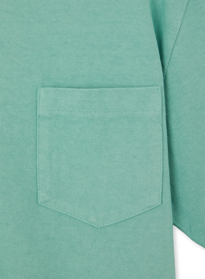Tubejp T-shirt With Chest Pocket Cotton