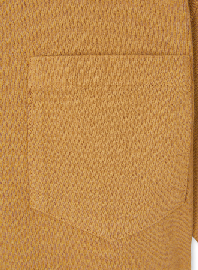Tubejp T-shirt With Chest Pocket Cotton
