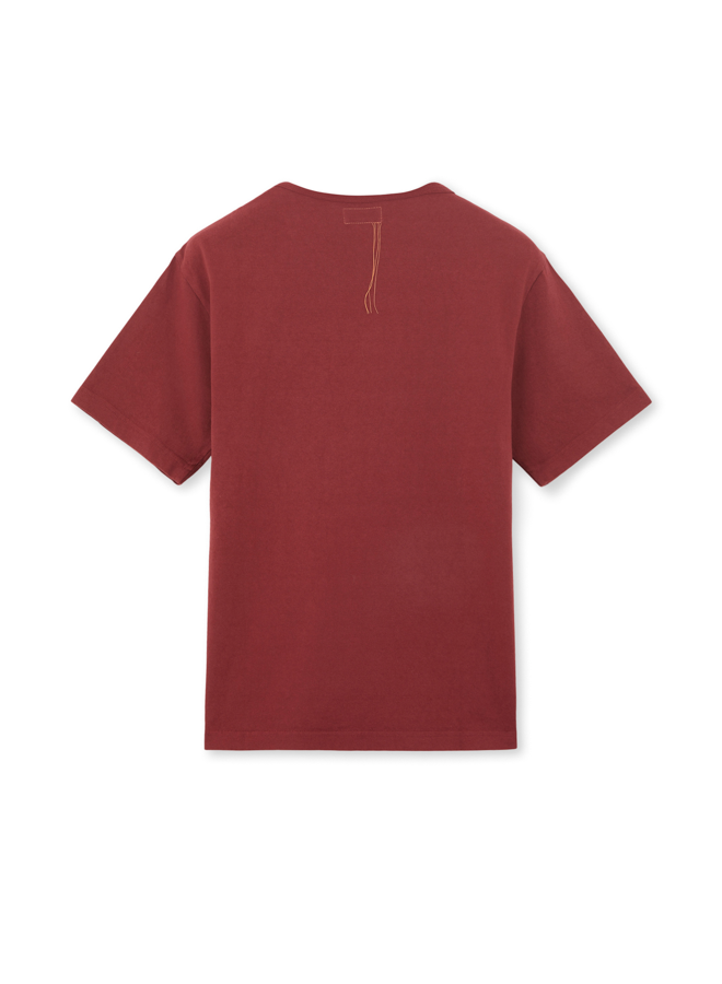 Tubejp T-shirt With Chest Pocket Cotton