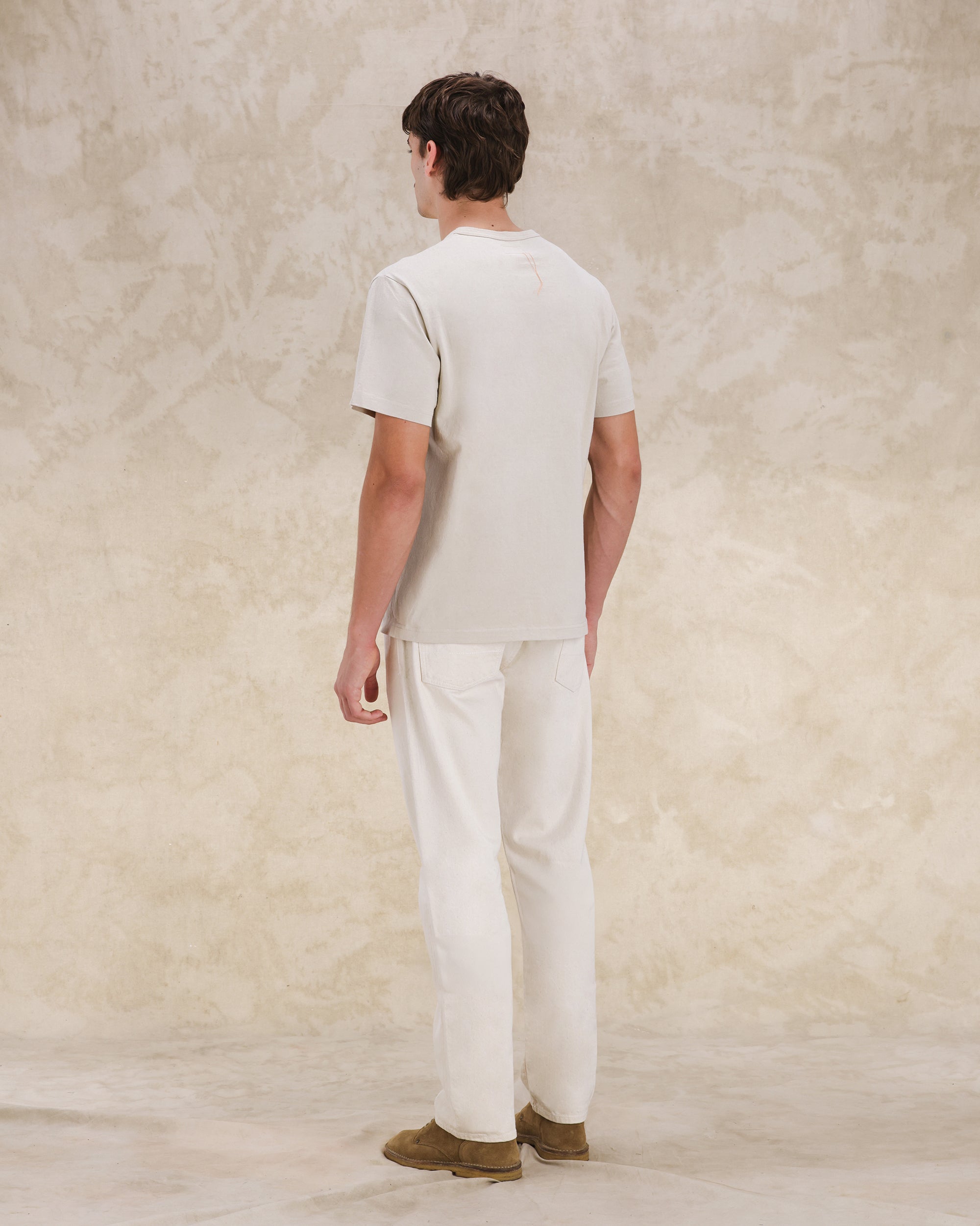 Tubejp T-shirt With Chest Pocket Cotton