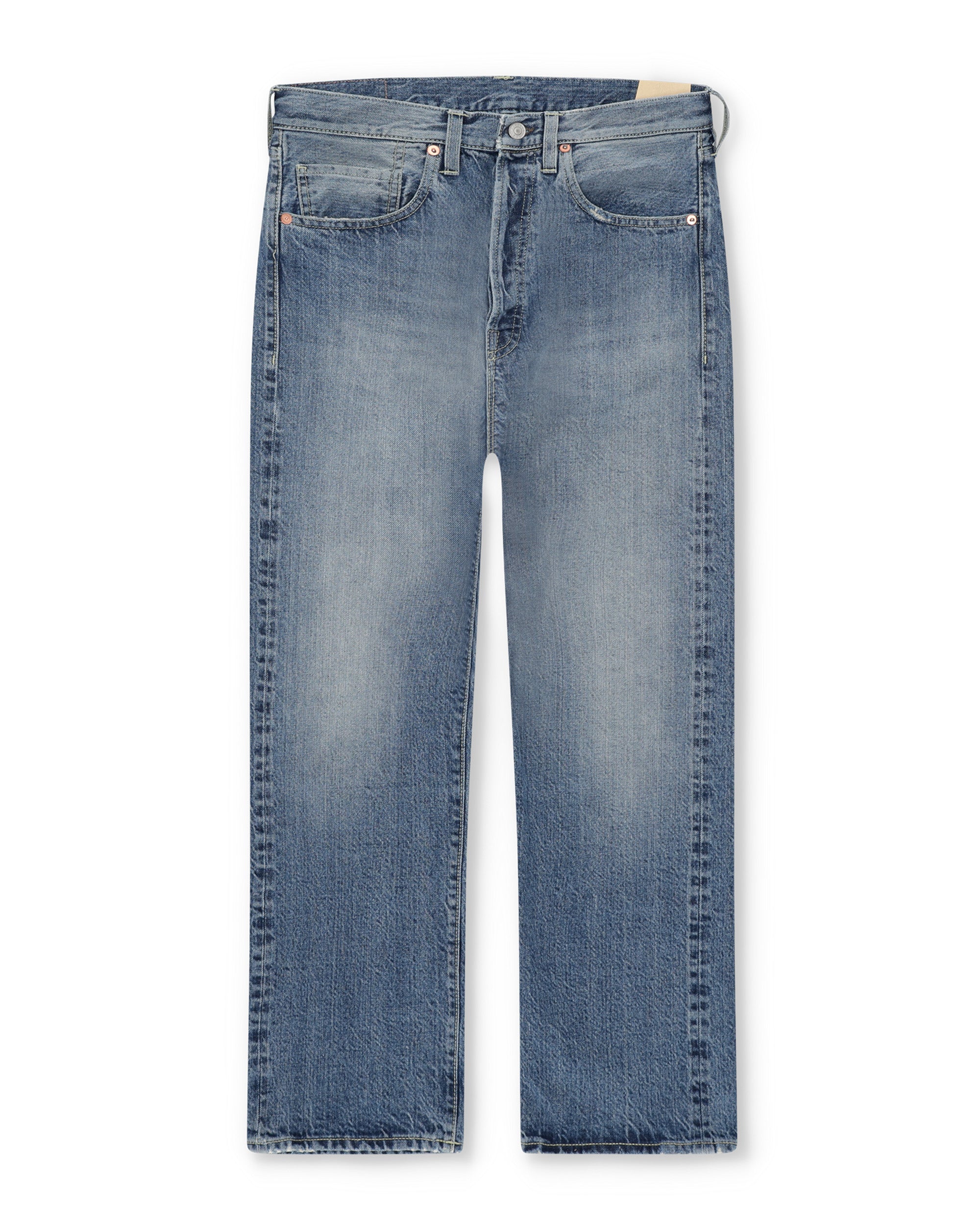 Unclejohn Japan Denim Selvedge 5-pocket High-waisted Stone Wash