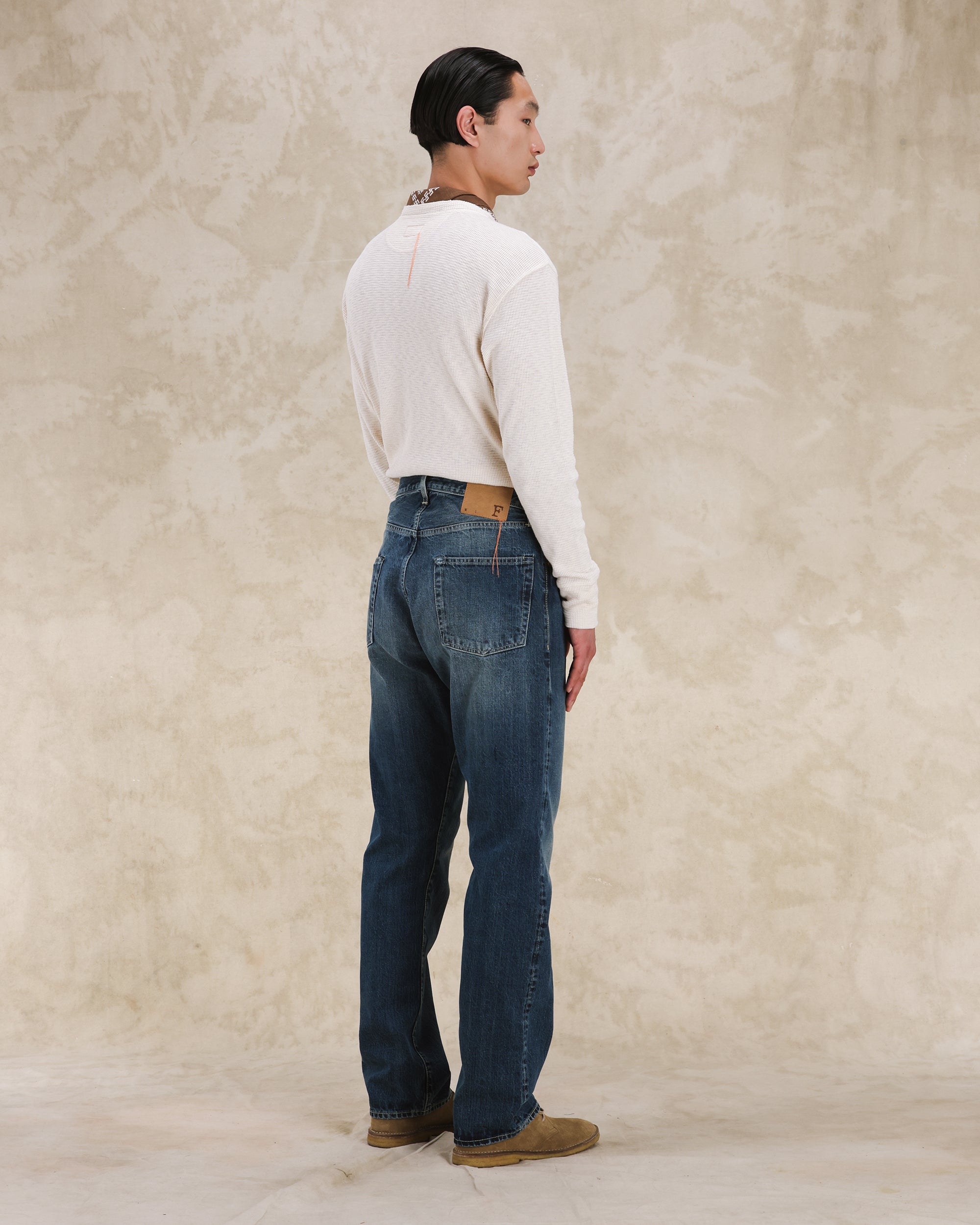 Unclejohn Japan Selvedge Denim High Waist Pockets Custom Wash