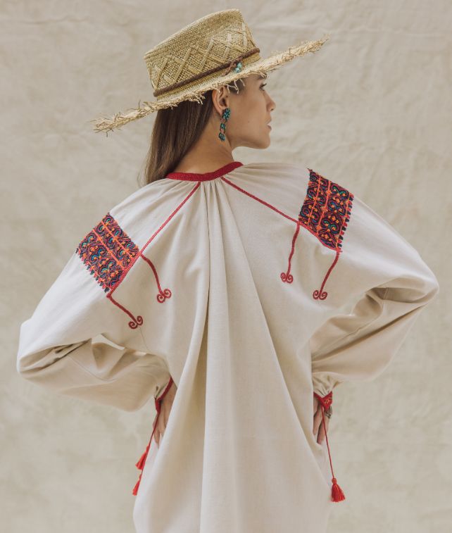 Afra Embroidered Cotton Dress