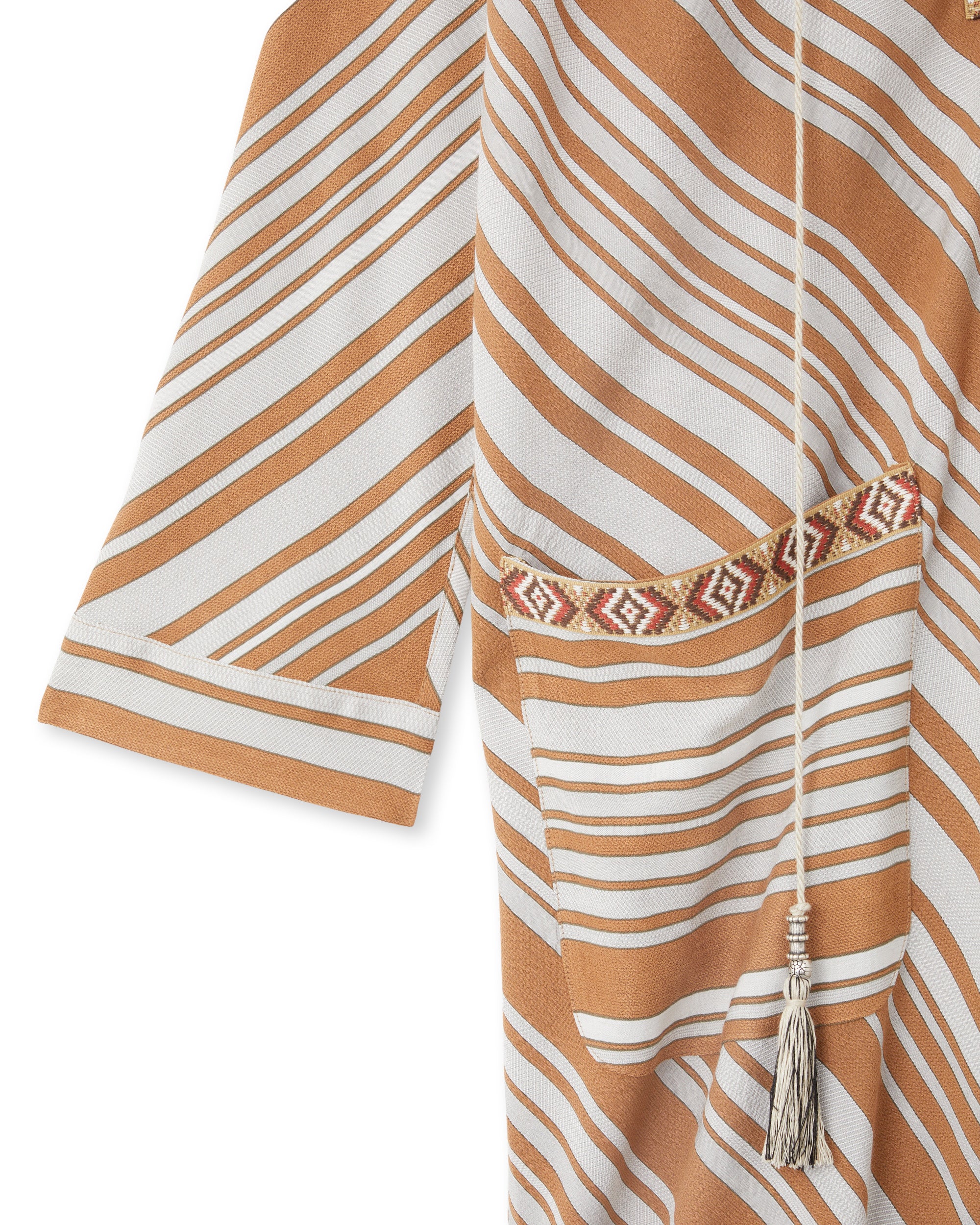Afsar Geometrical Print Midi Dress