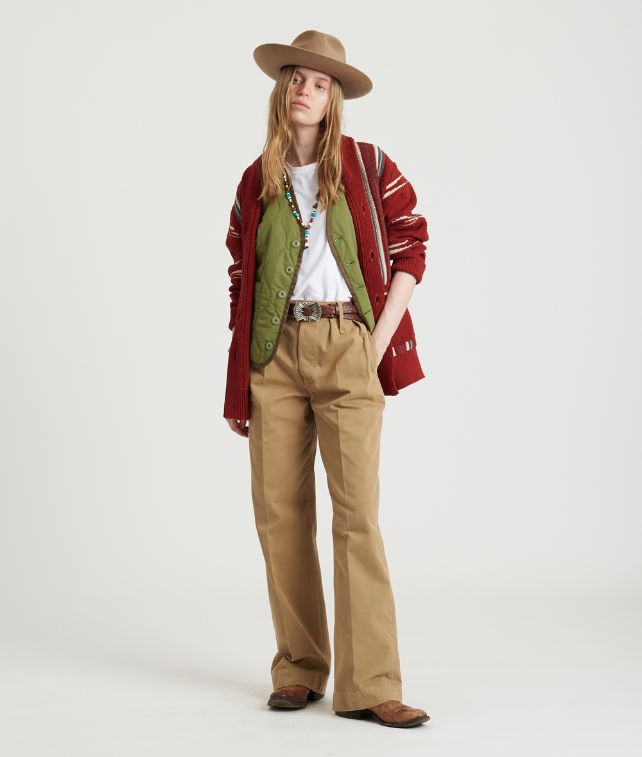 Alma Heavy Cotton Canvas Trousers