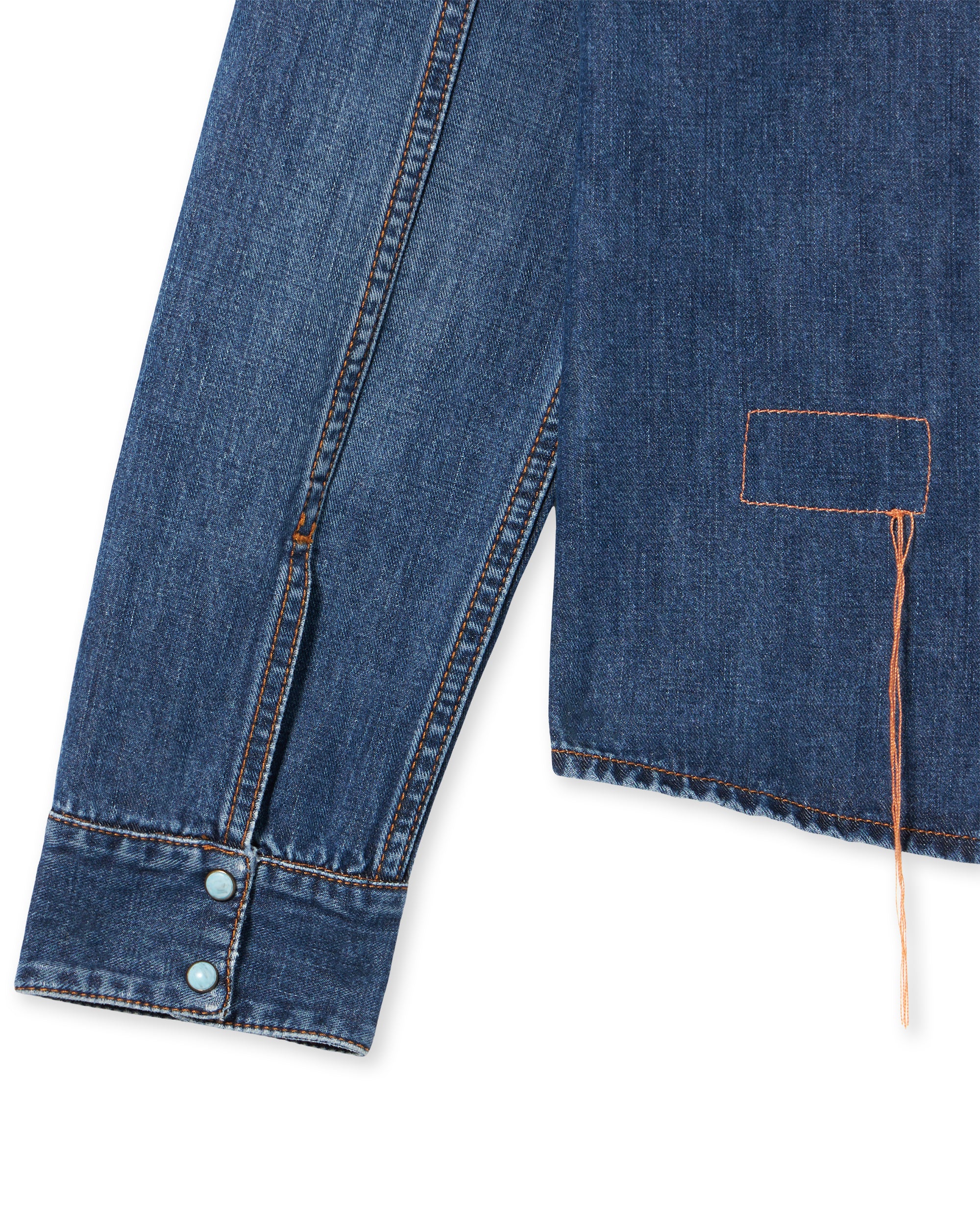 Brigitter Embroidered Denim Shirt