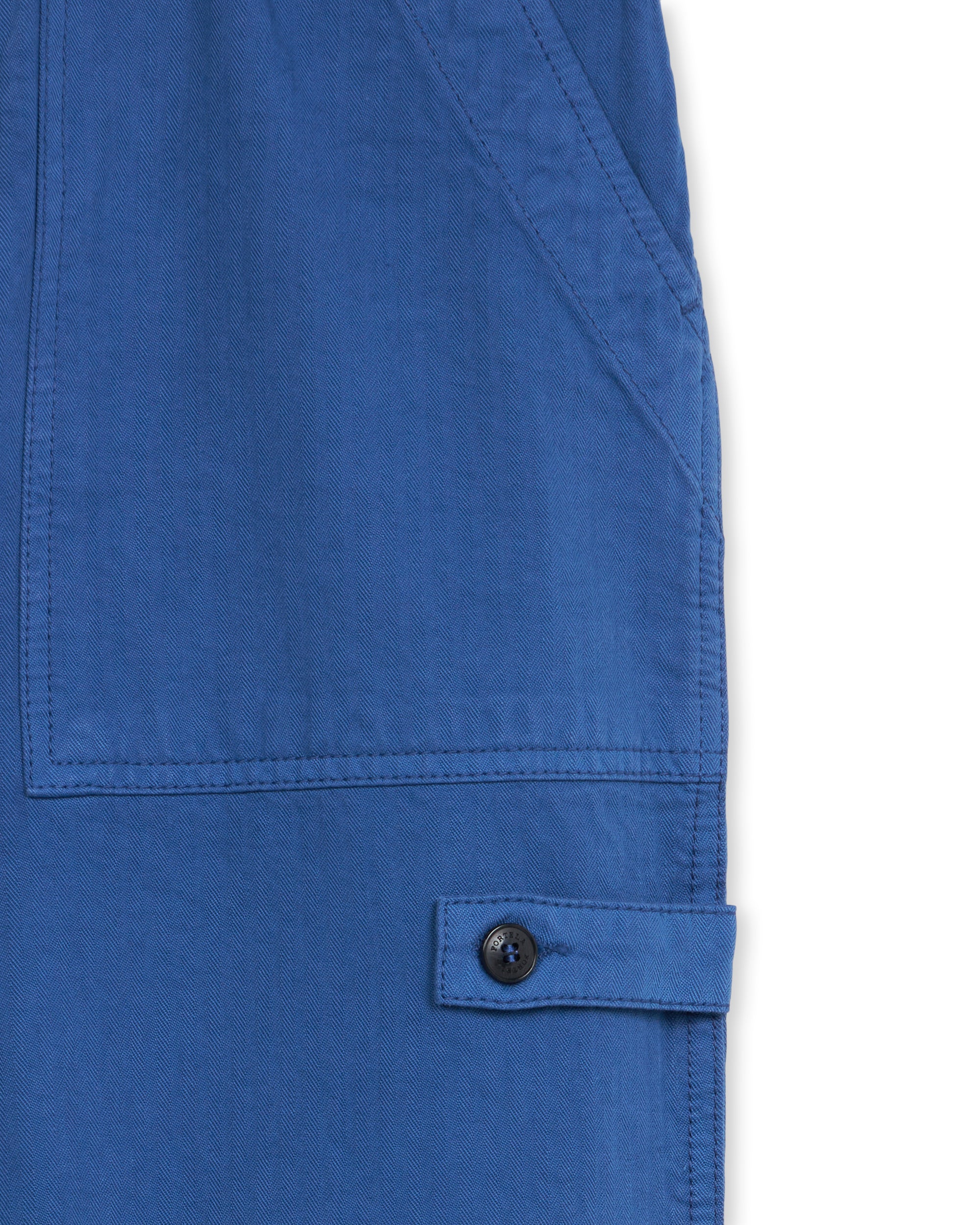 Jerryt Trousers Fatigue Herringbone Cotton
