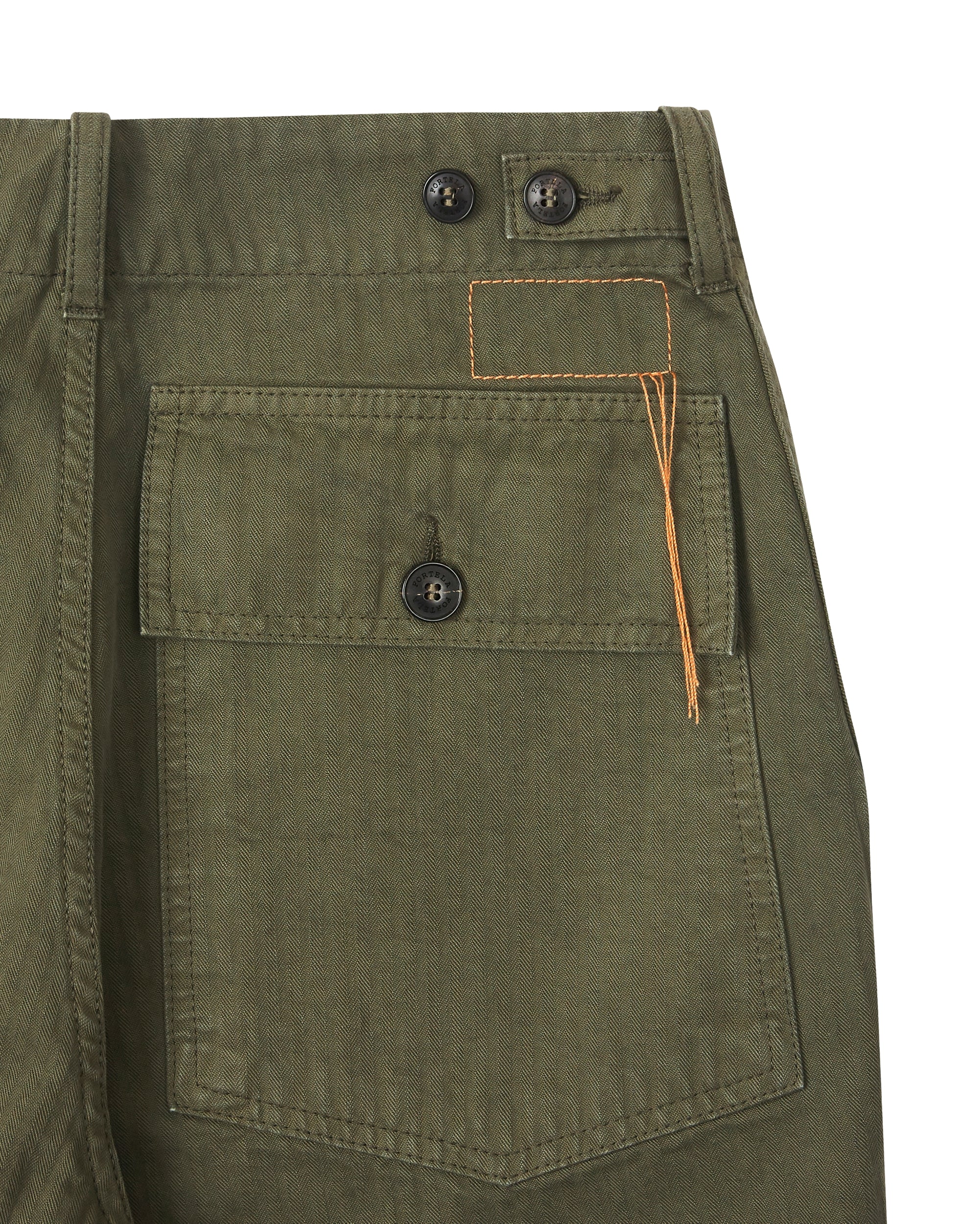 Jimt Shorts Fatigue In Herringbone Di Cotone
