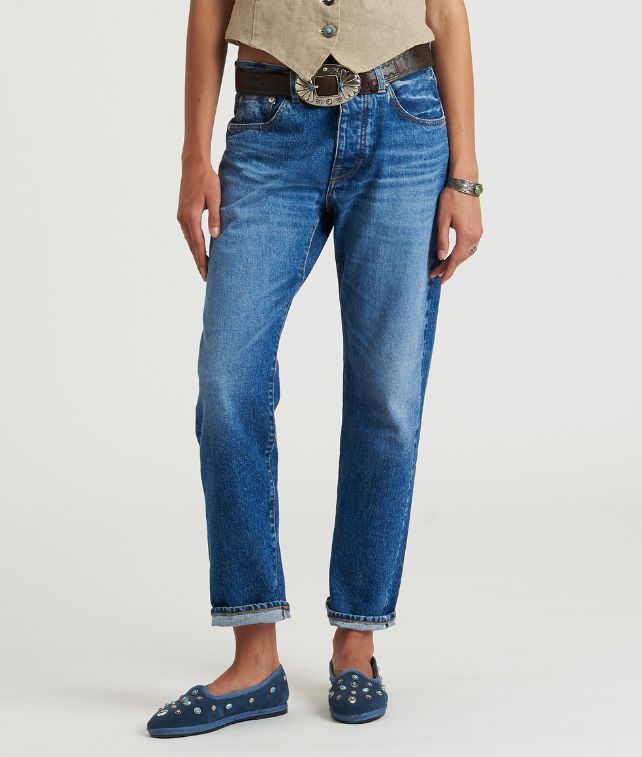965 John Japan Denim Selvedge 5-pocket Regular Fit Bleach Wash