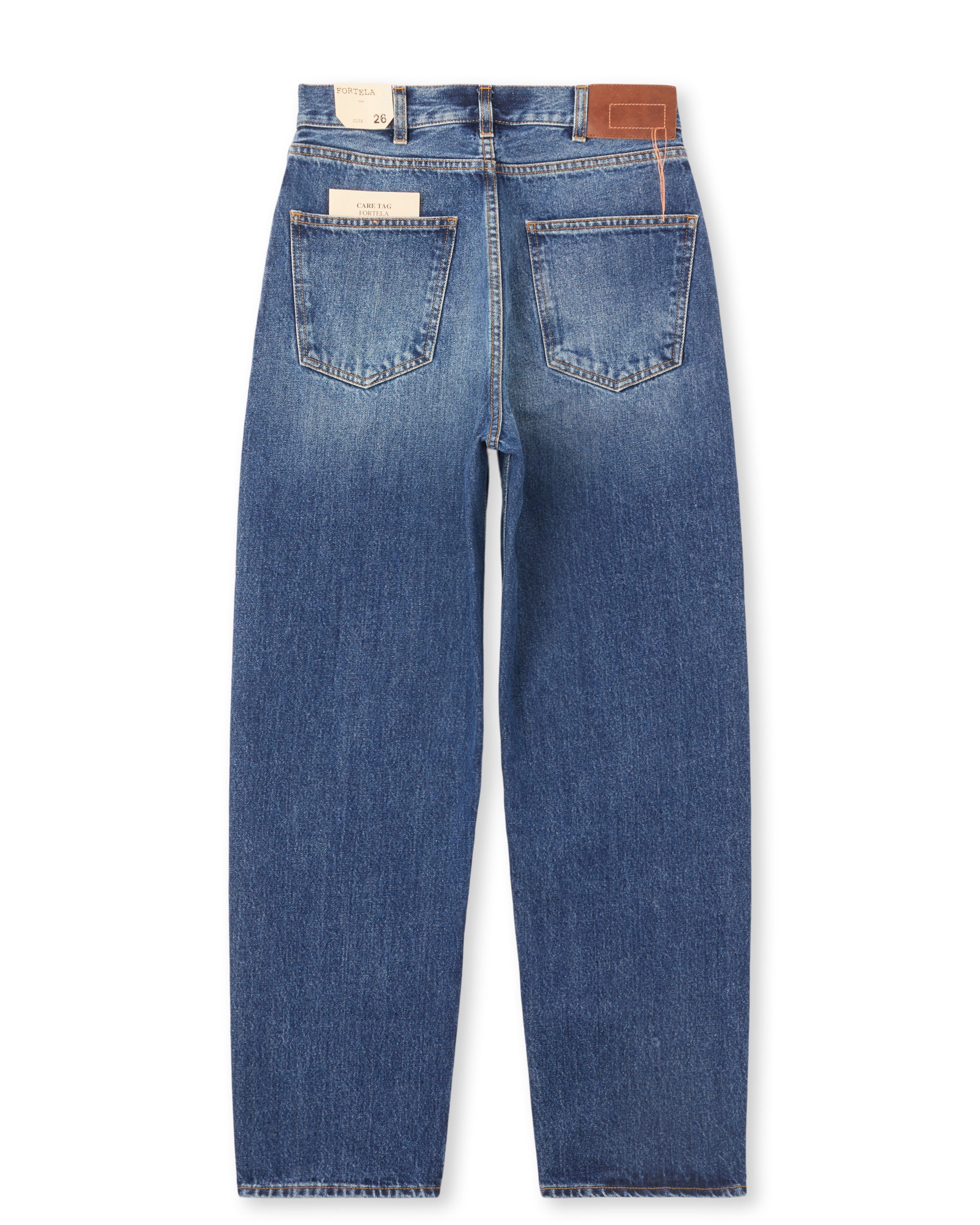 Juliettej 5-pocket Denim Trousers Stone Wash