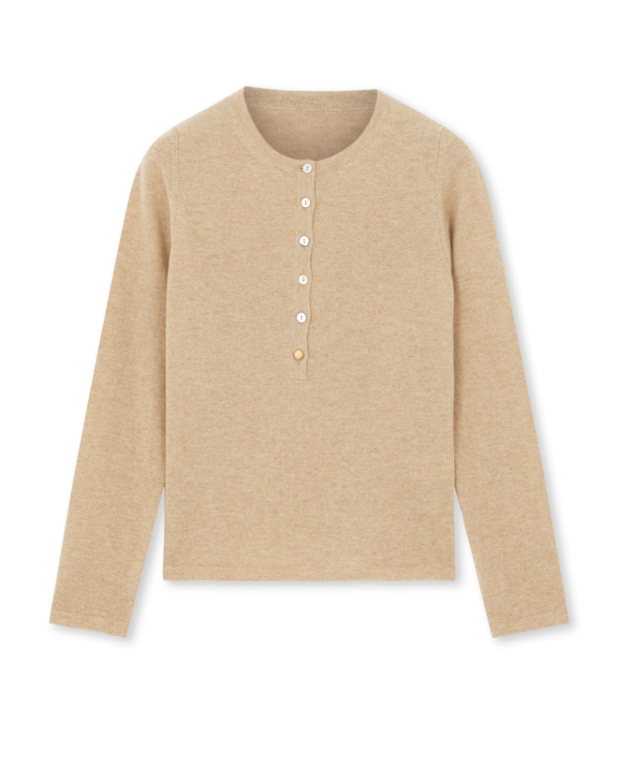 Lou Knit Henley Wool Merino