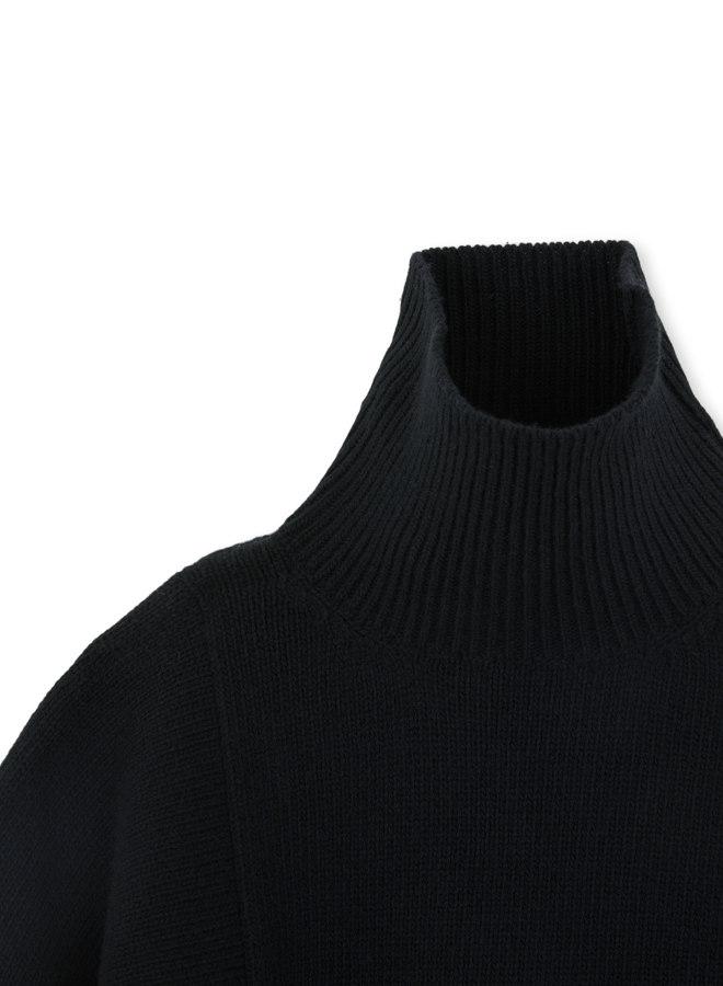 Lucy Wool and Cashmere High Neck Sweater
