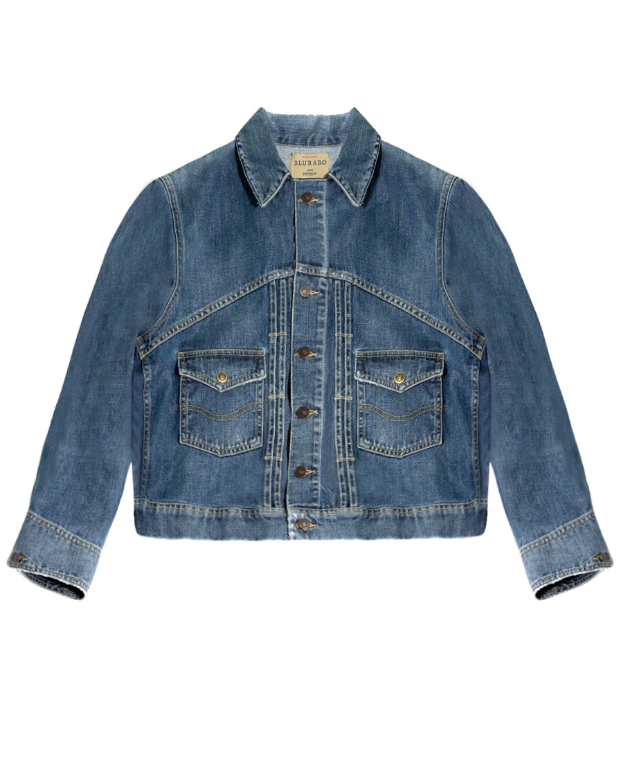 Bananastitchj Jacket Denim Stone Wash