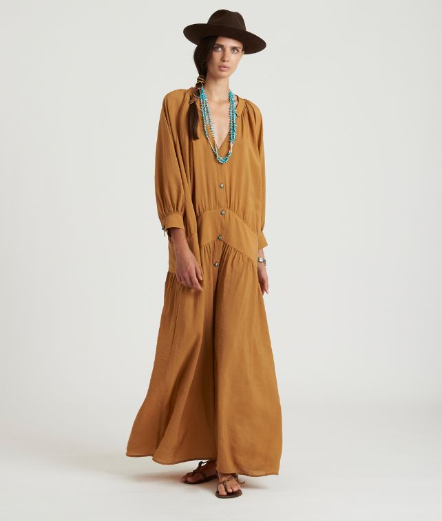 Violet Abito in Lino e Cotone