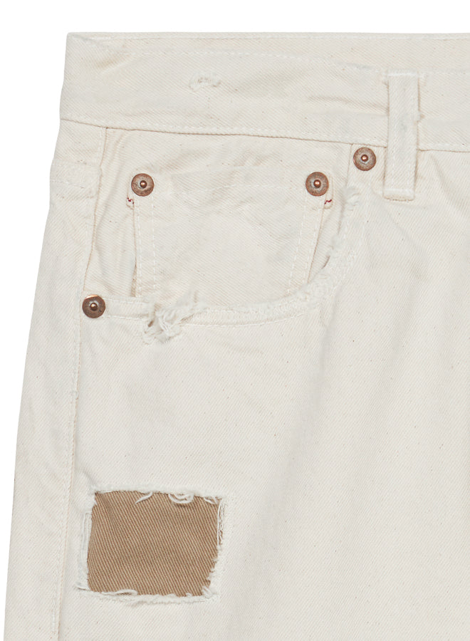 965 John Japan Denim Selvedge 5-pocket Regular Fit Ecru'