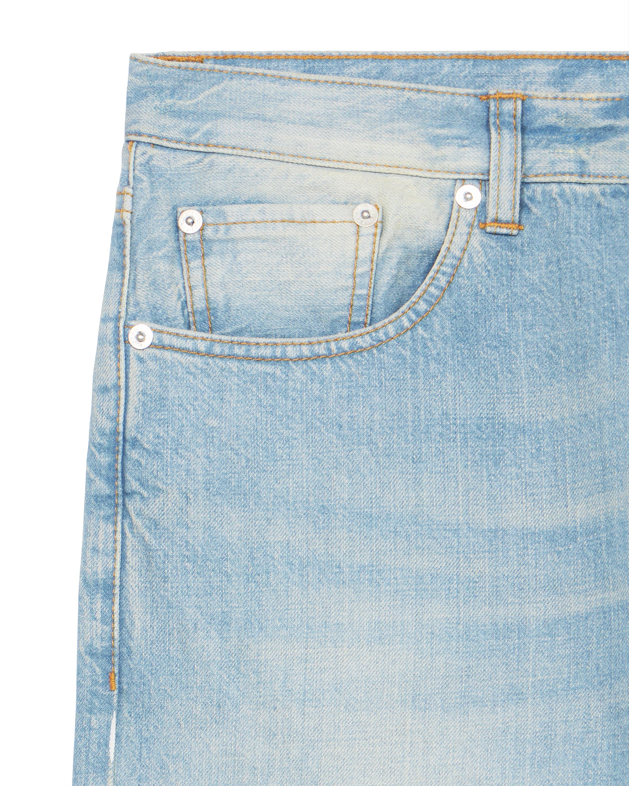 966 John Denim Trousers 5 Pockets Regular Fit Stone Wash
