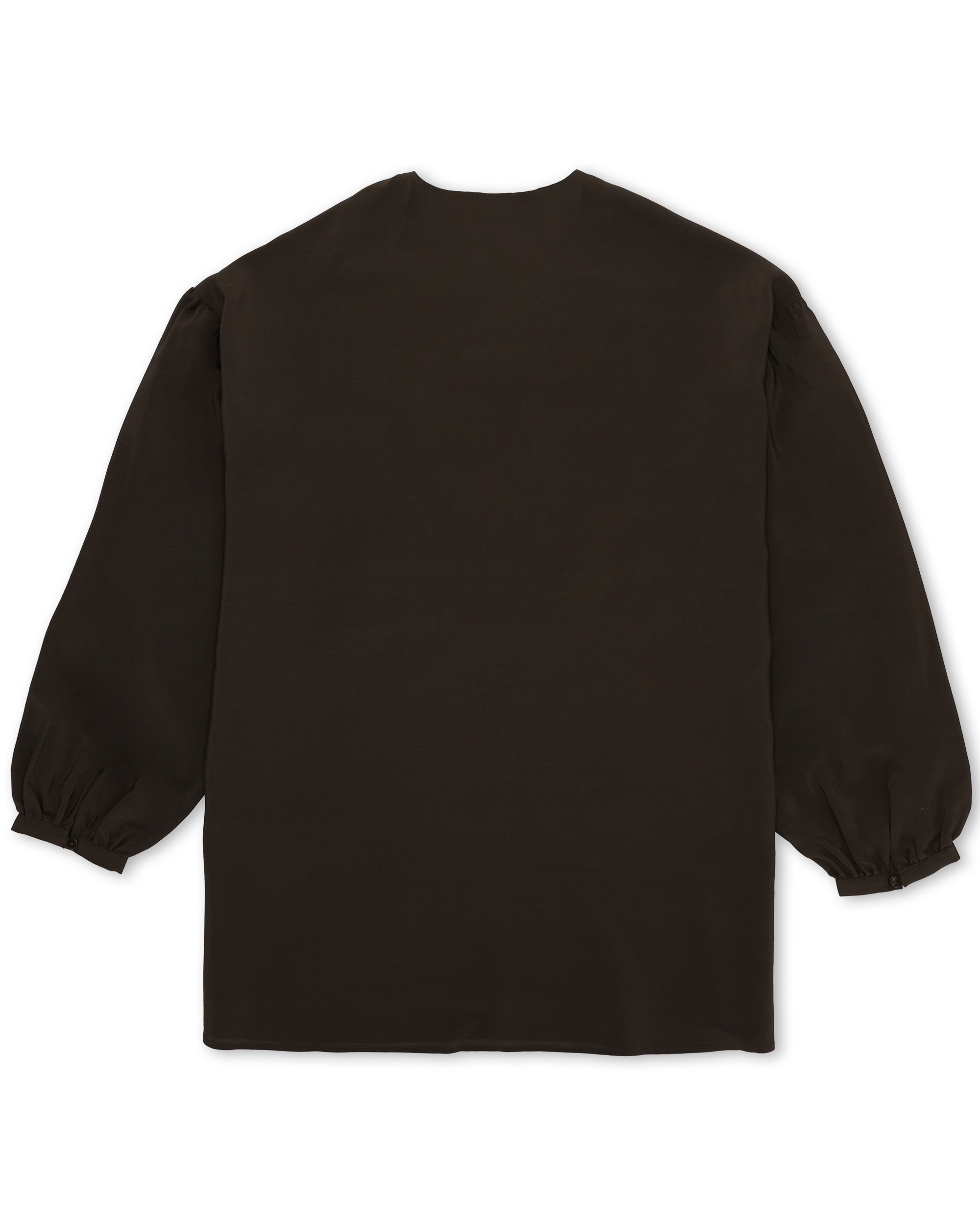 Allegras Embroidered Silk Crepe Blouse