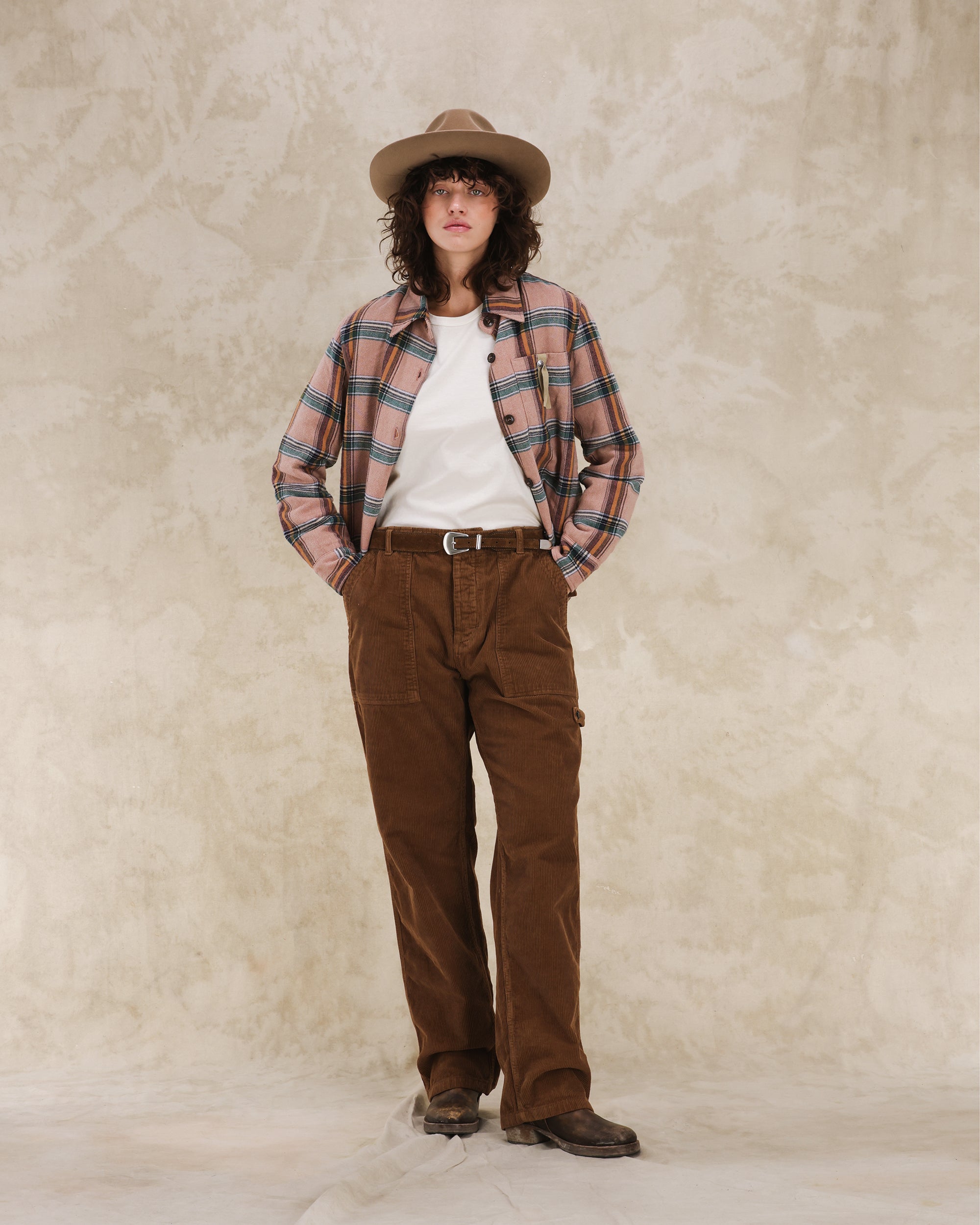 Aprilb Shirt Cotton Check