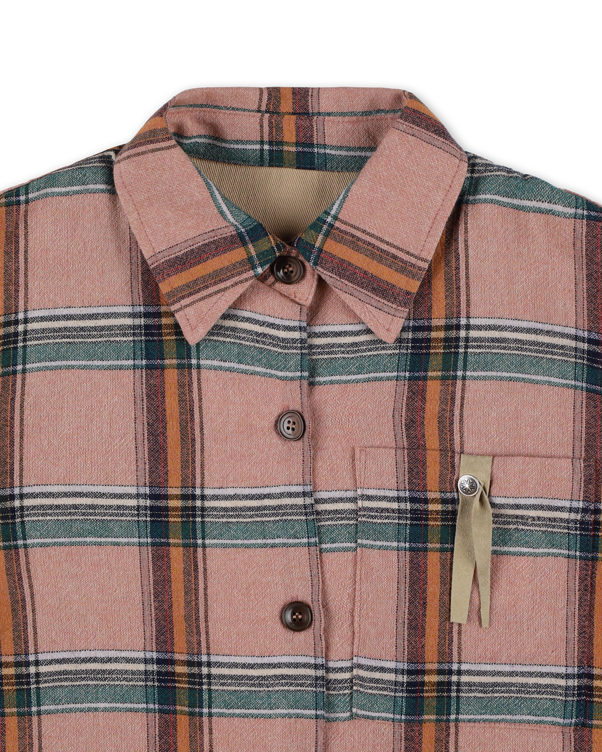 Aprilb Shirt Cotton Check