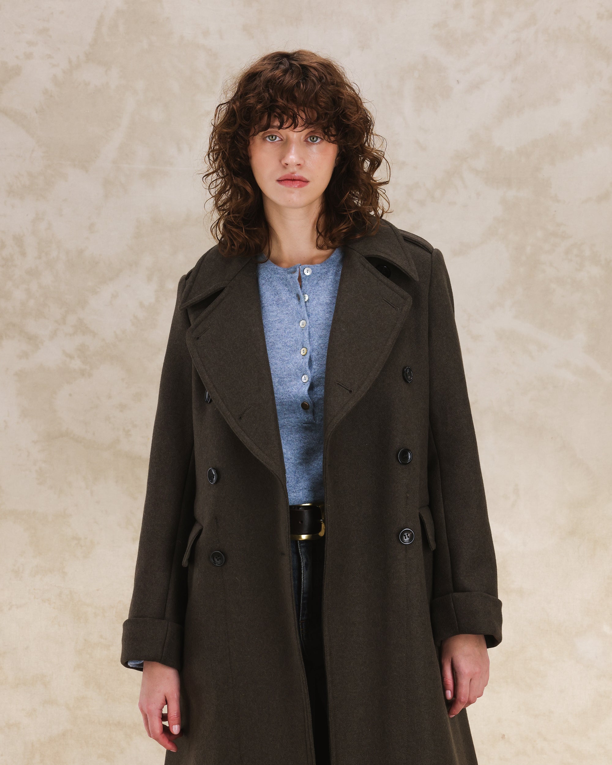Balbo Cappotto Doppiopetto In Lana