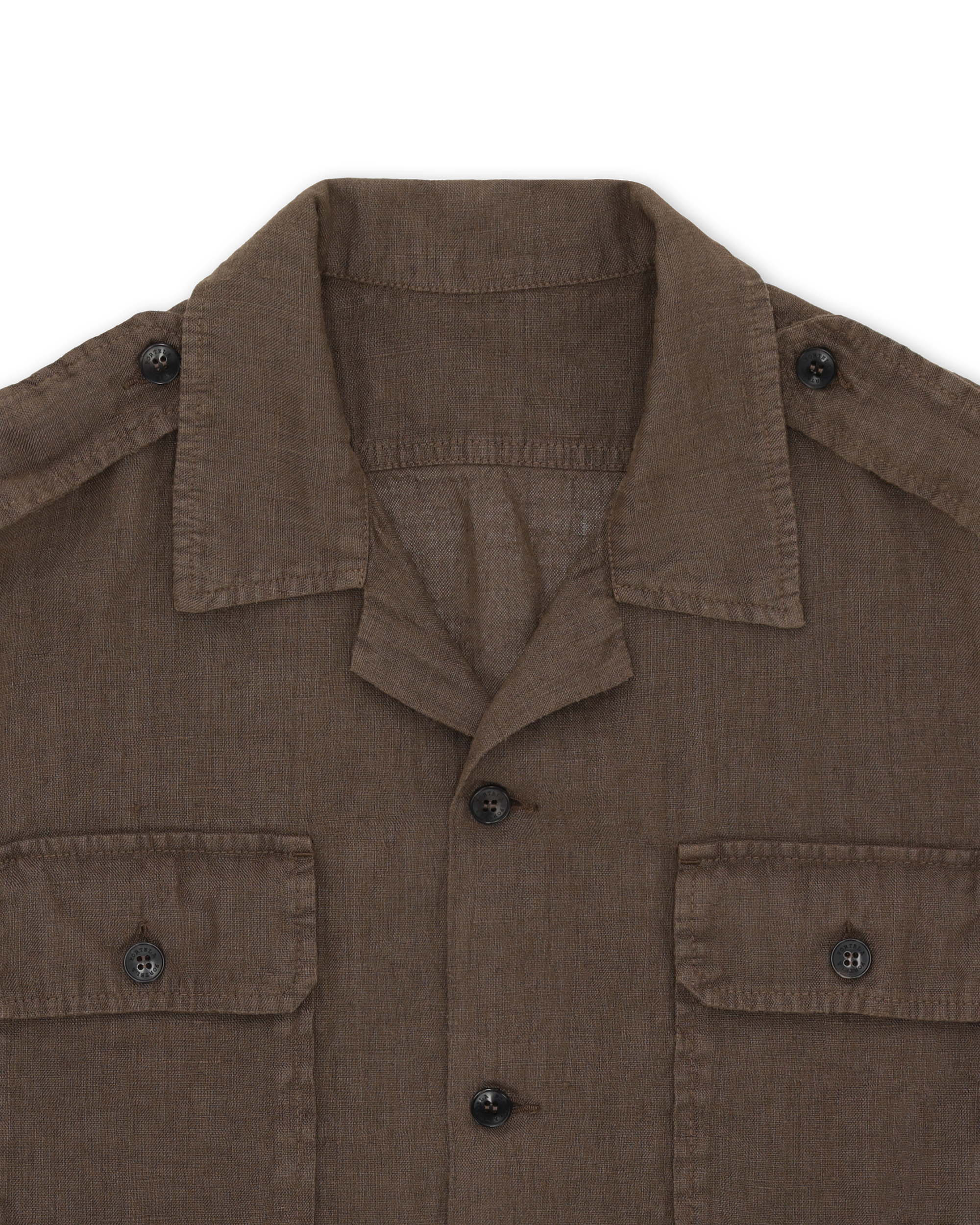 Bonnie Shirt Military Linen