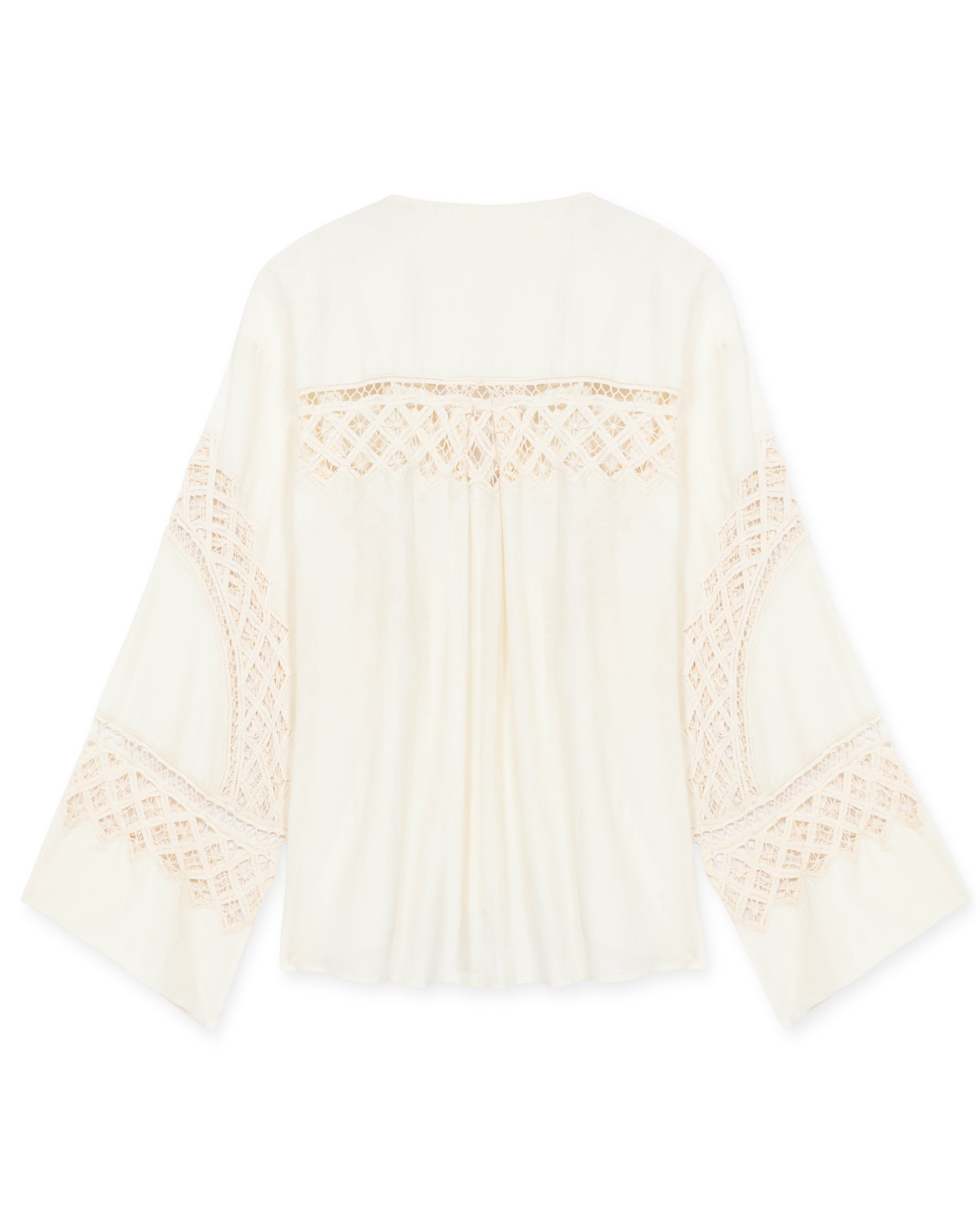 Cleide Shirt Embroidered Laces
