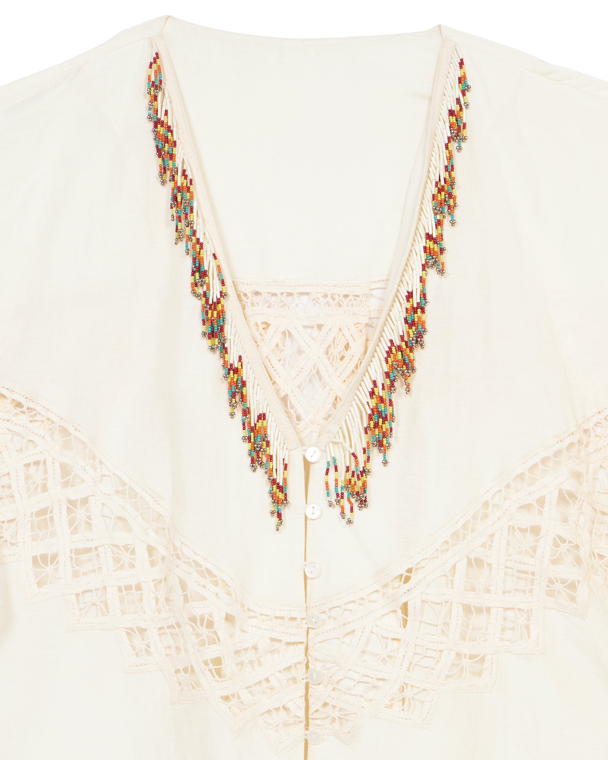 Cleide Shirt Embroidered Laces