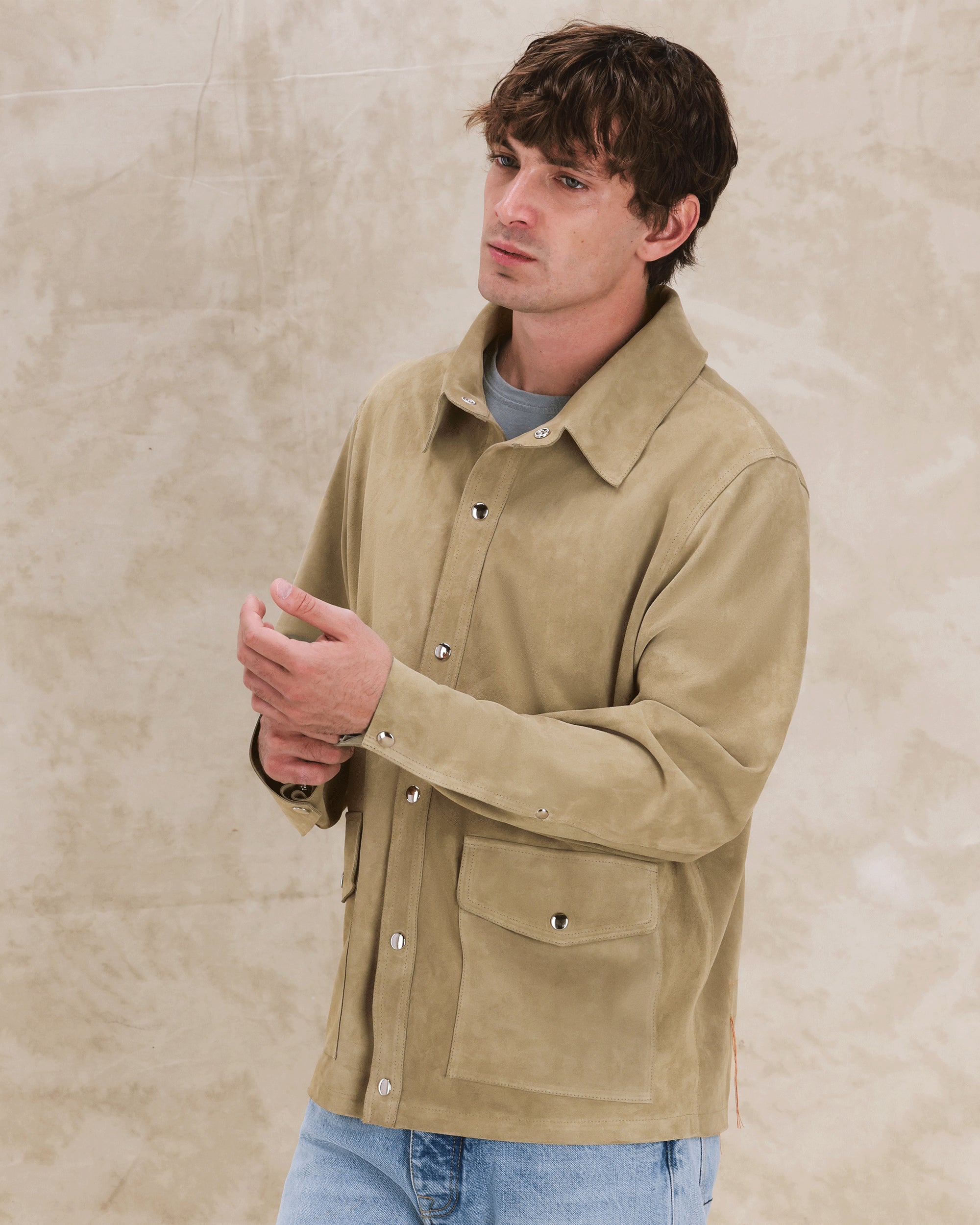 Welder Giacca In Pelle Scamosciata