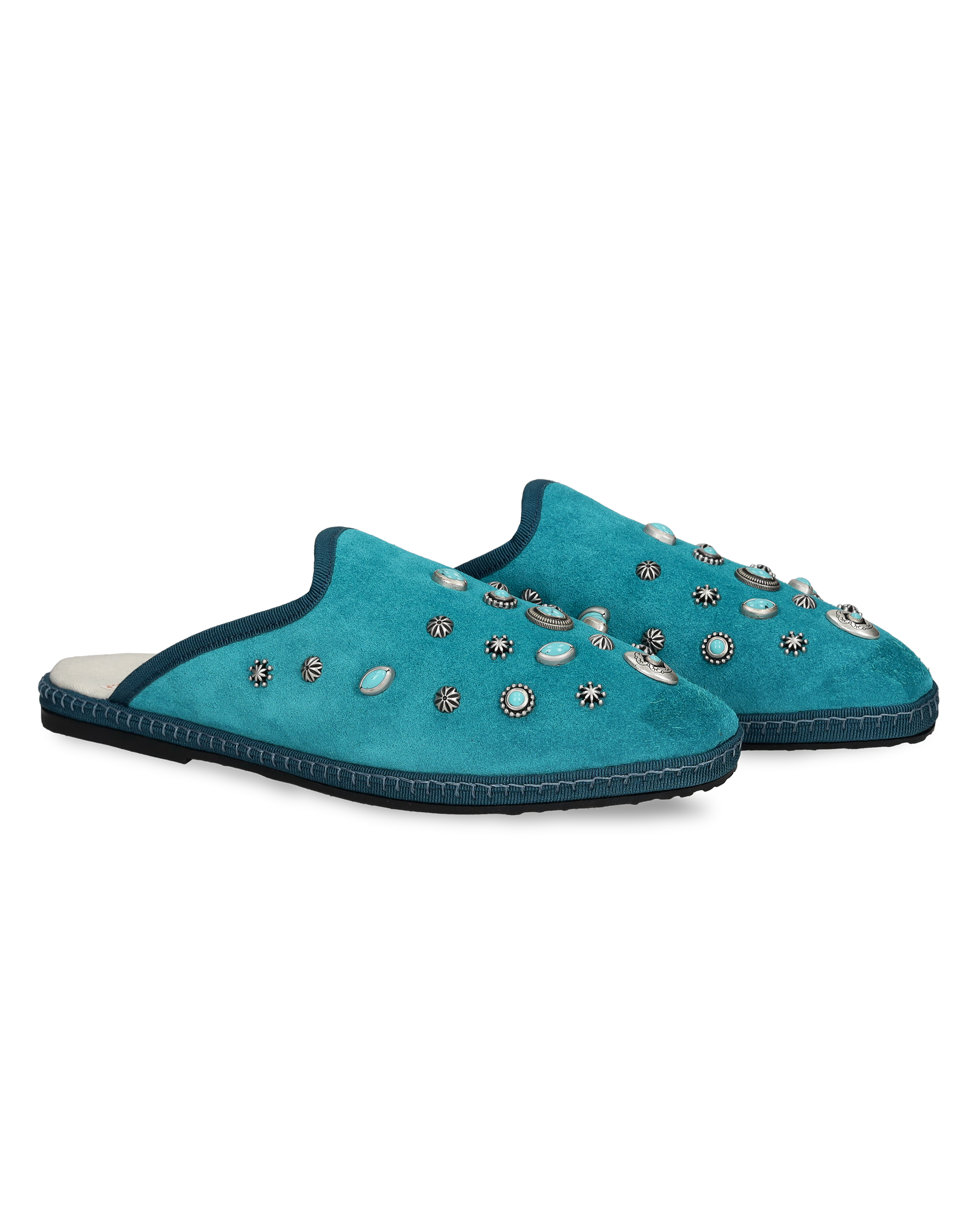 Flap Friulan Sabot Suede Leather