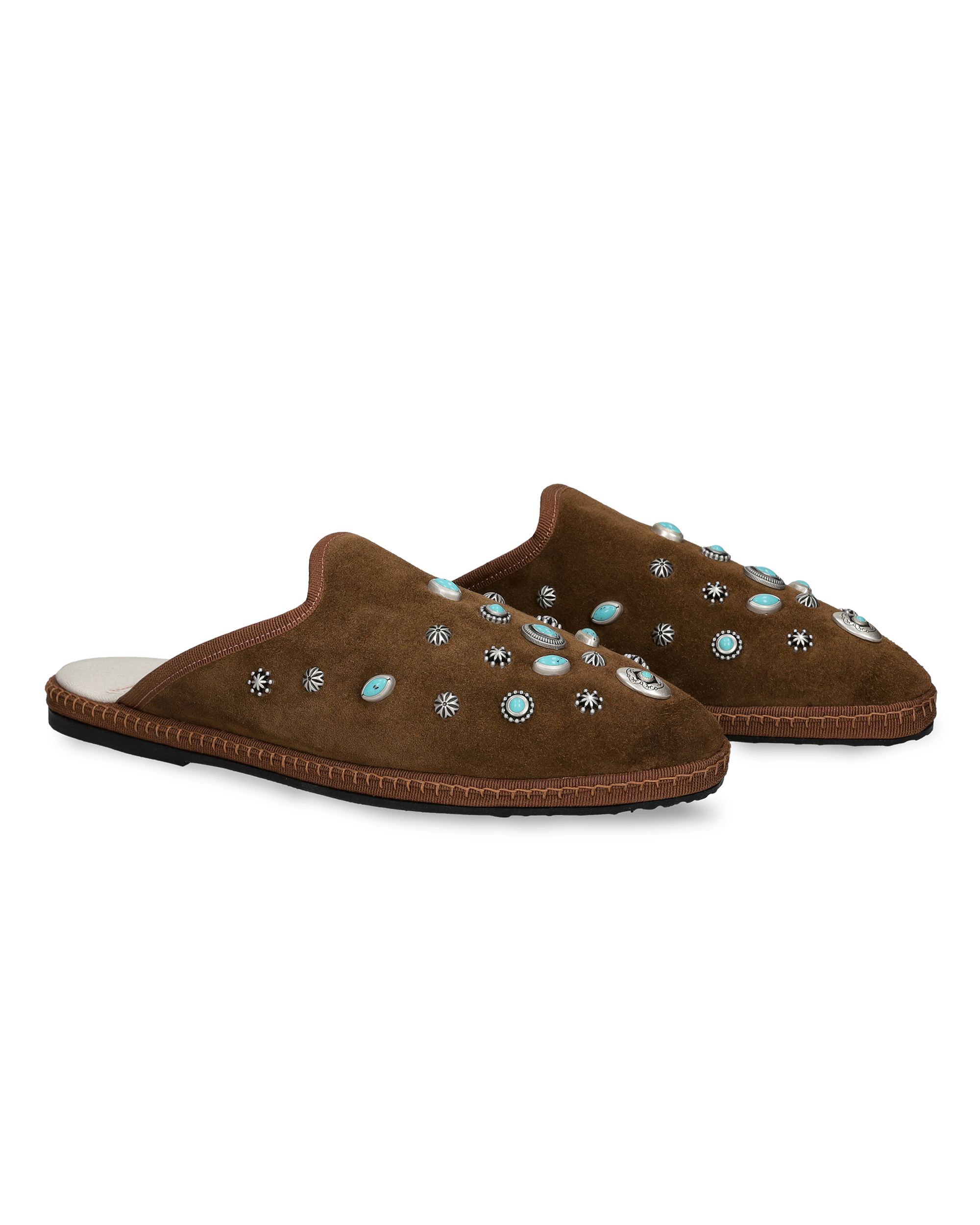 Flap Friulane Sabot In Pelle Scamosciata