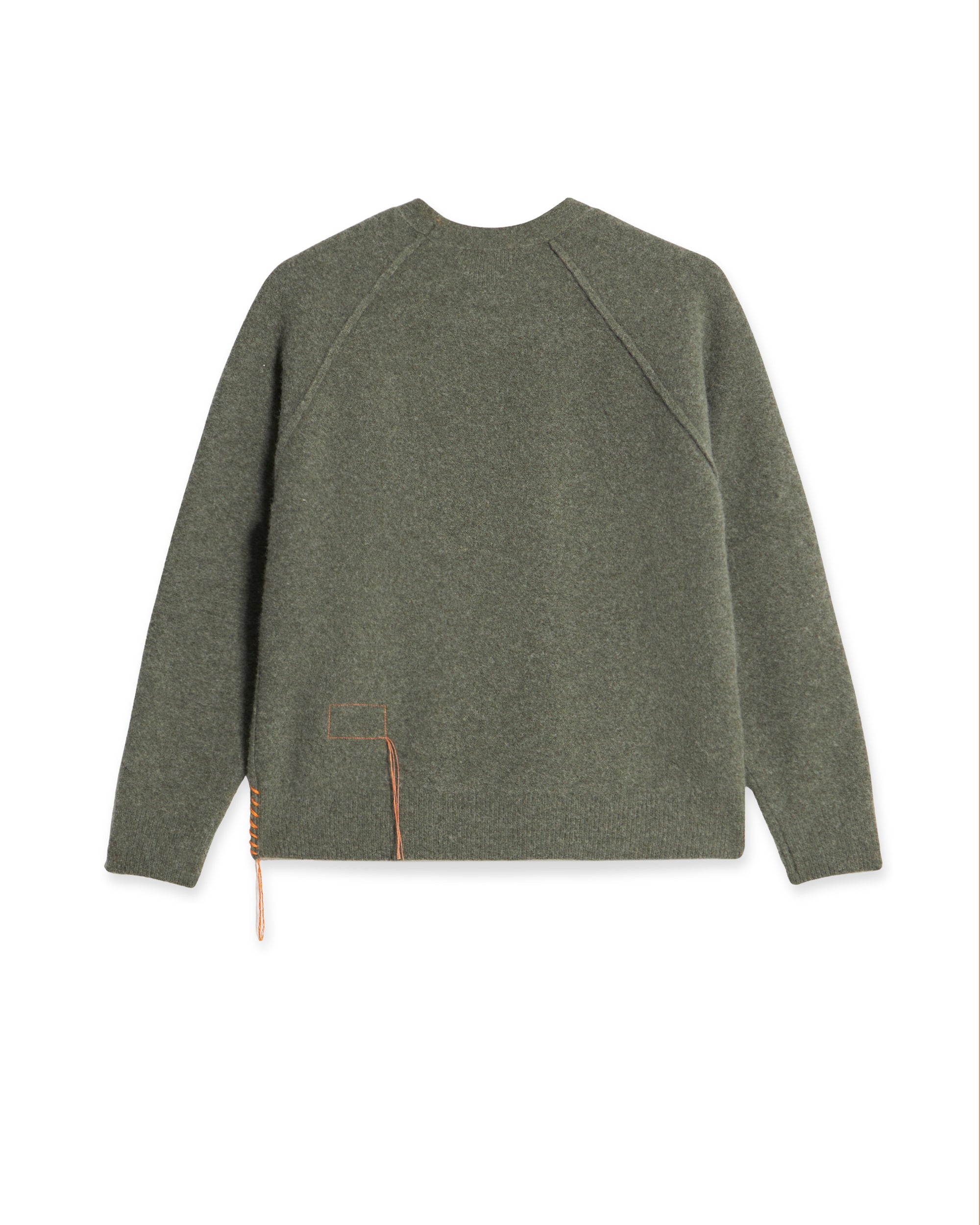 Harvard Knit Wool Raglan Sleeves Crewneck