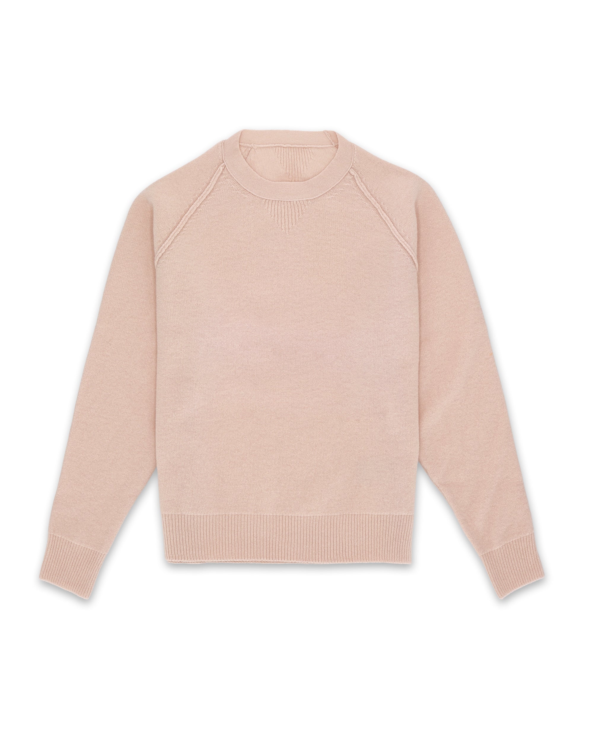 Harvard Knit Wool Raglan Sleeves Crewneck