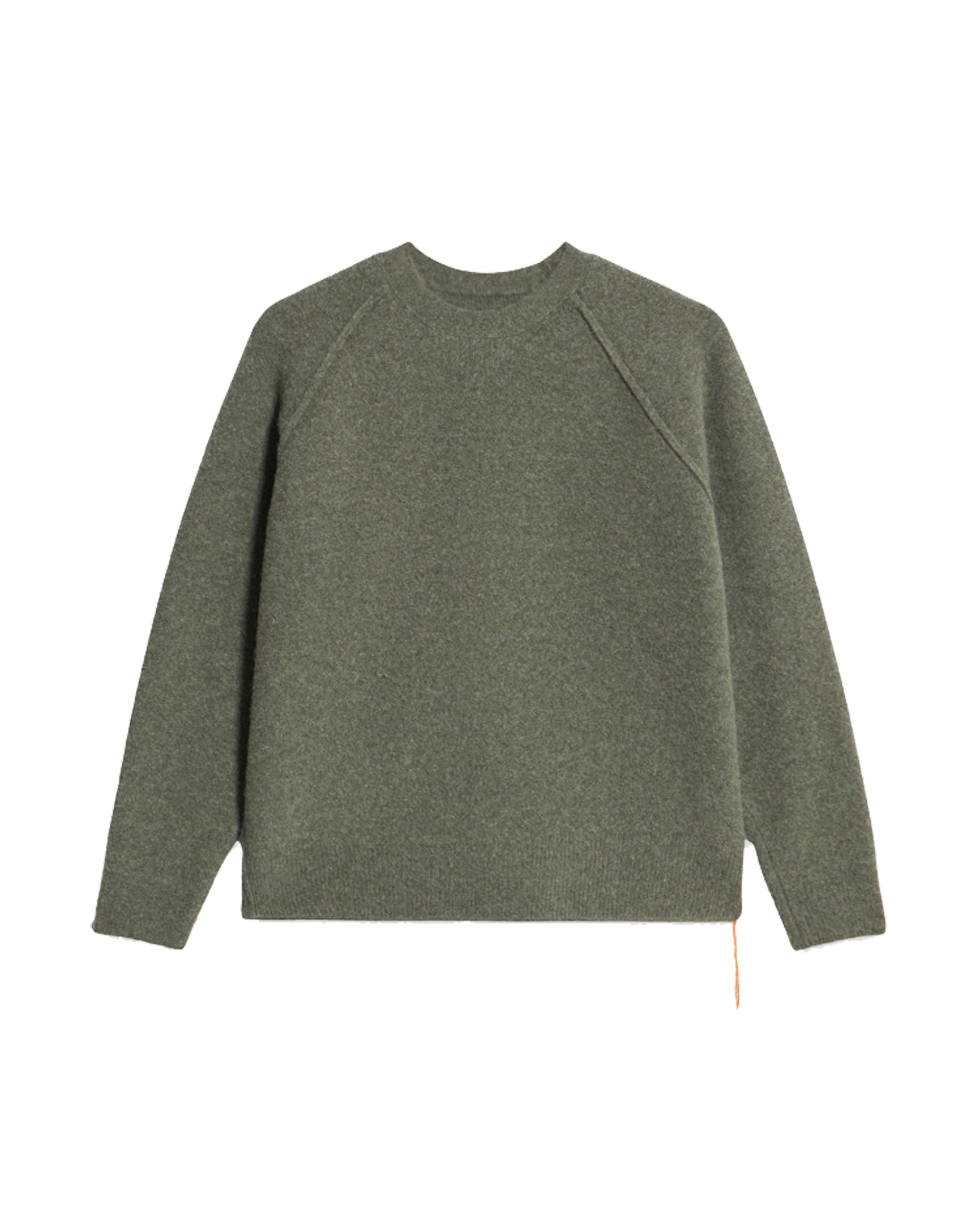 Harvard Knit Wool Raglan Sleeves Crewneck