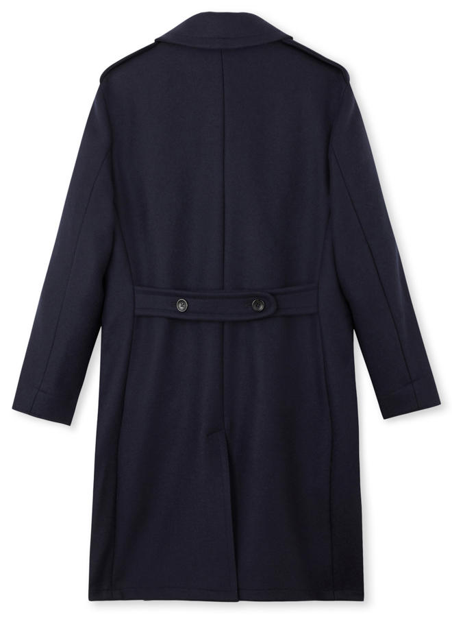 Winston Coat Double-breasted Wool