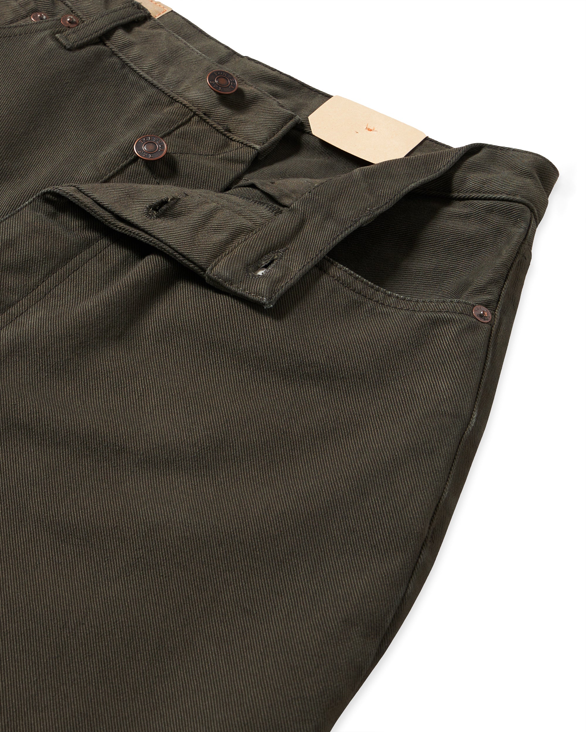 Jaron Trousers Wide-leg Bull Cotton