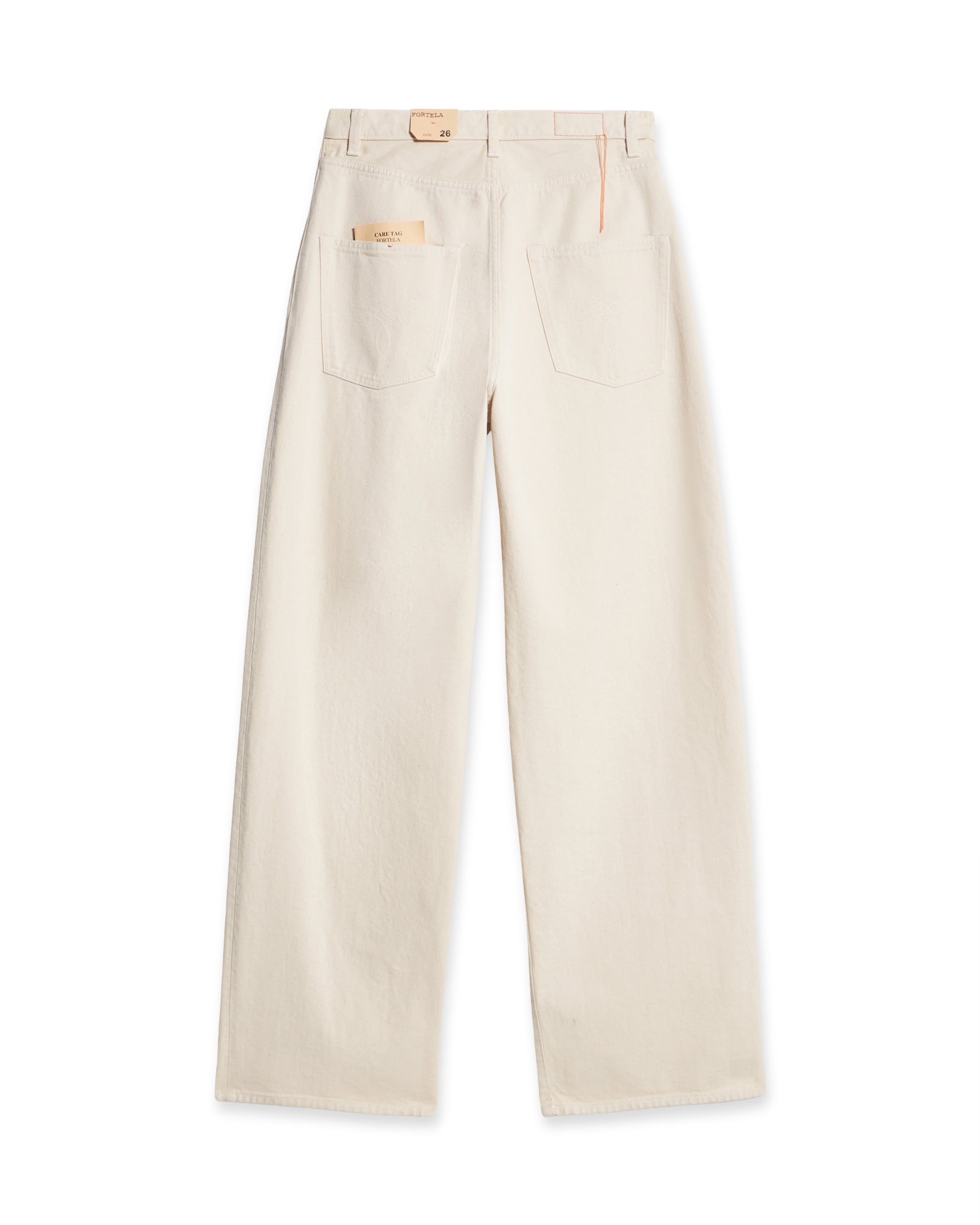 Jaron Trousers Wide-leg Bull Cotton